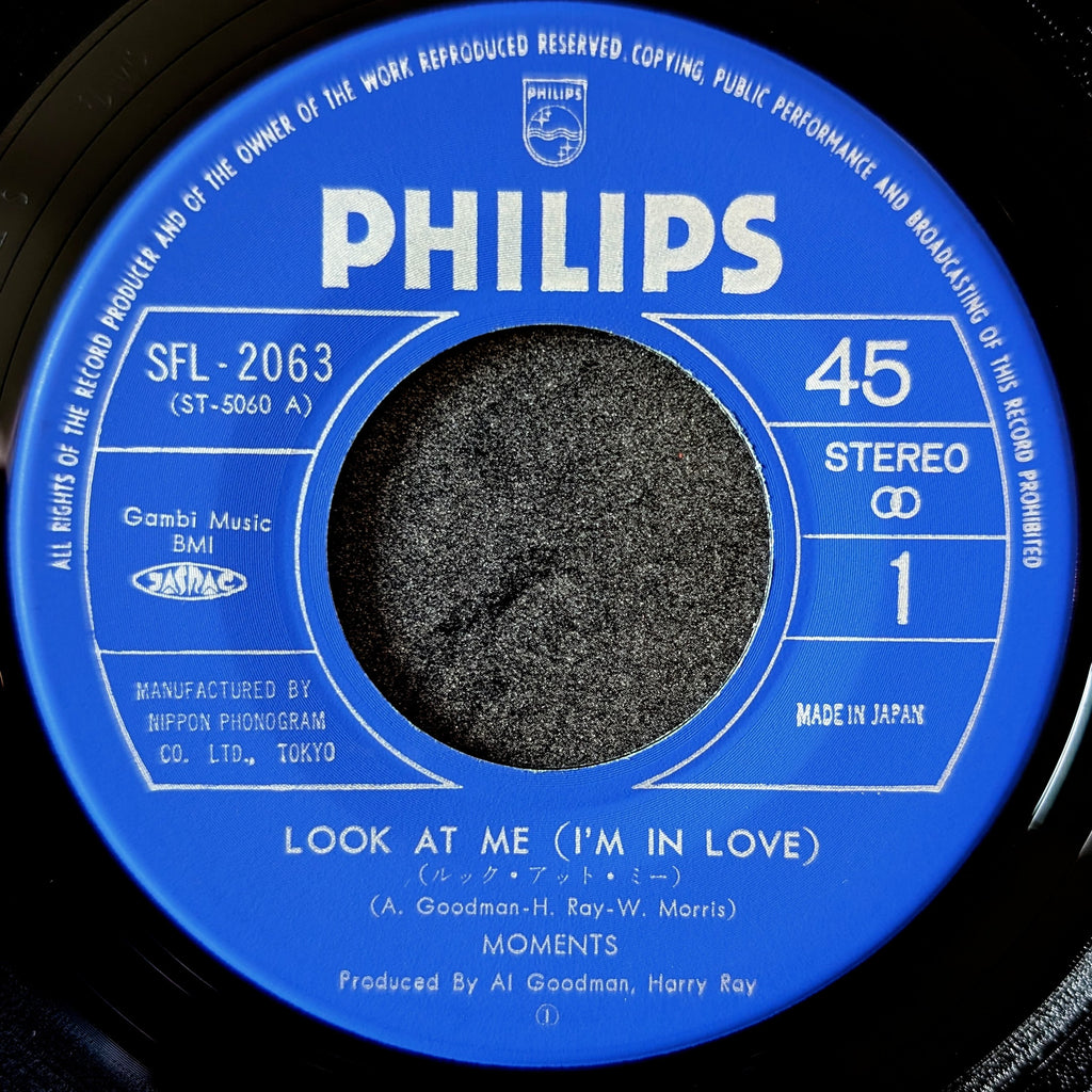 Moments-Look at me(I'm in love)/ You're come a long way