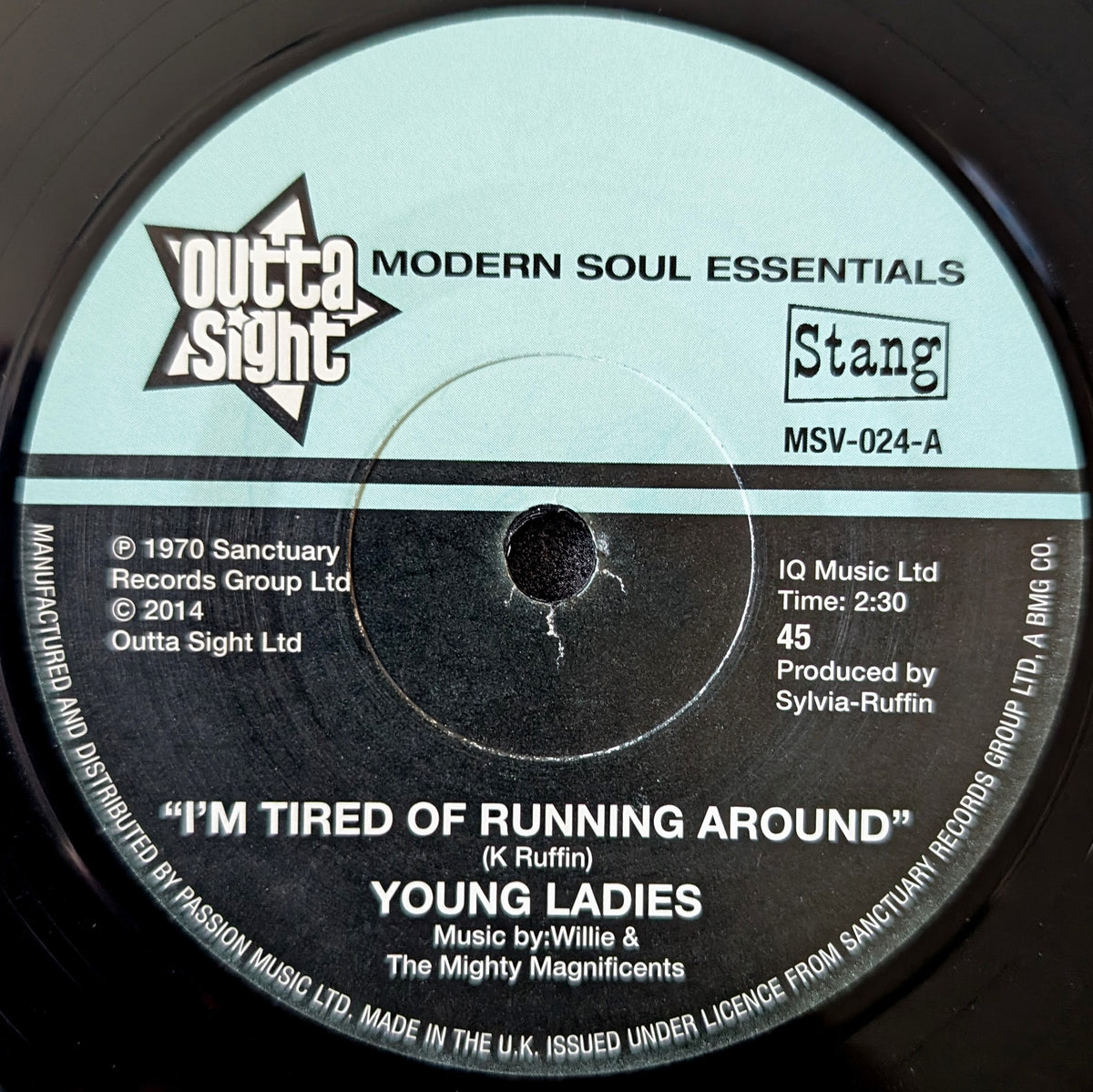 Young Ladies-B.B.P-I'm tired of running around/The Prime of love