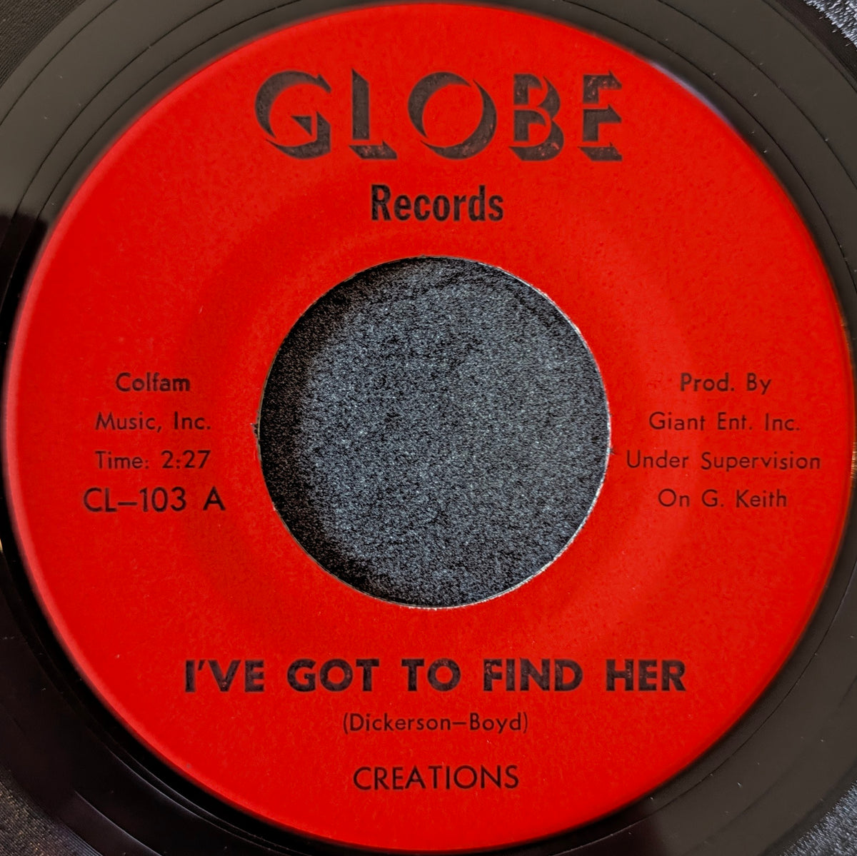 Creations-I've got to find her/ Times are changing