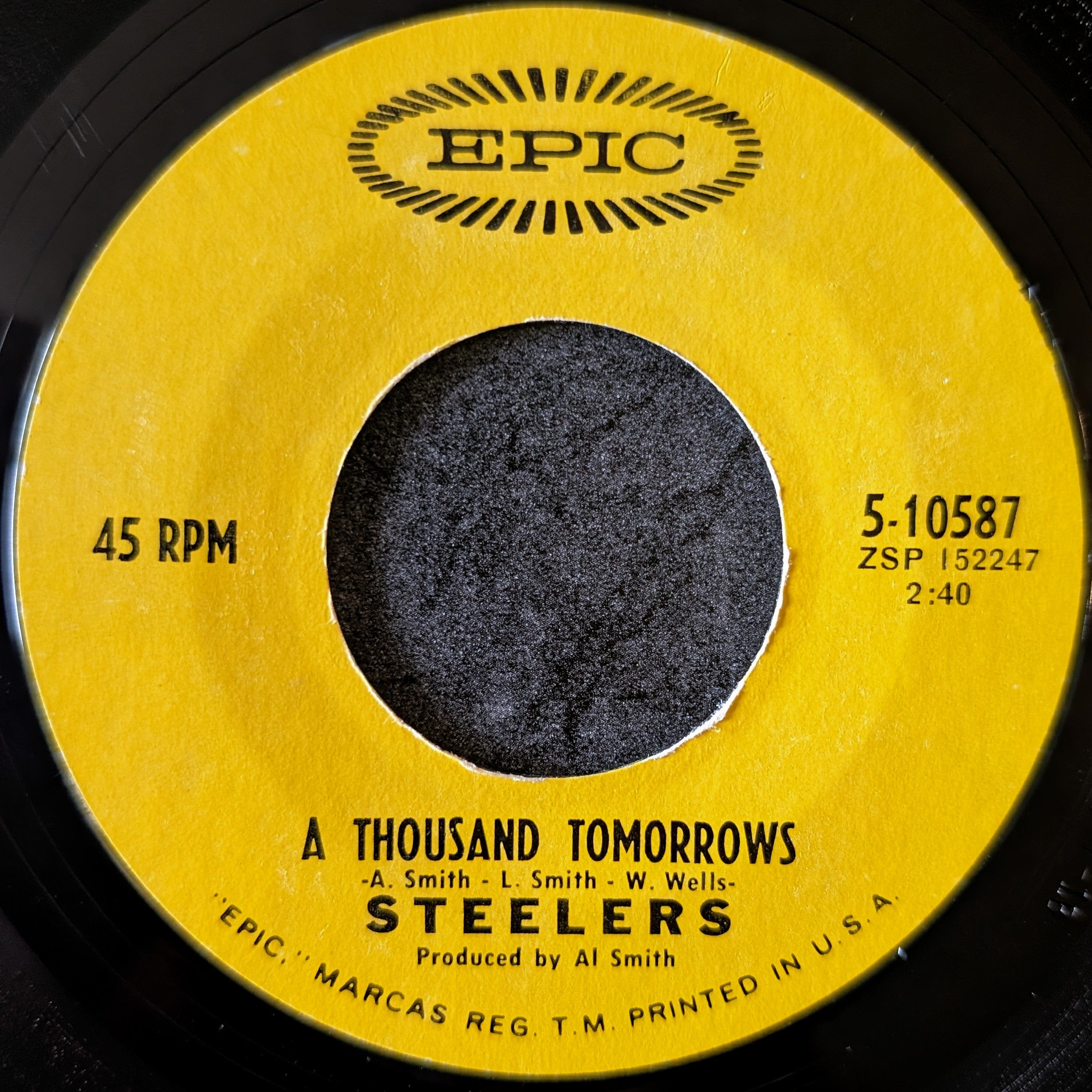 Steelers-Can't take this pain/A Thousand tomorrow