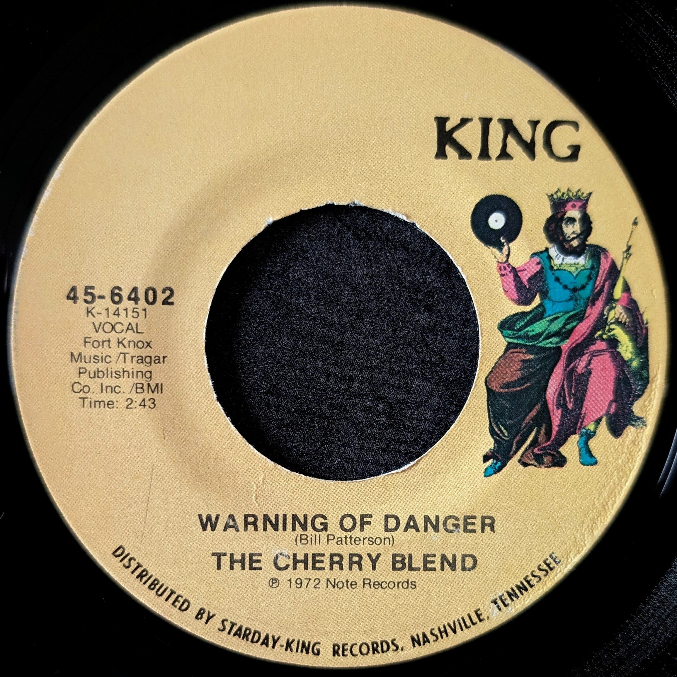 The Cherry Blend-Warning of danger/ Love is gone