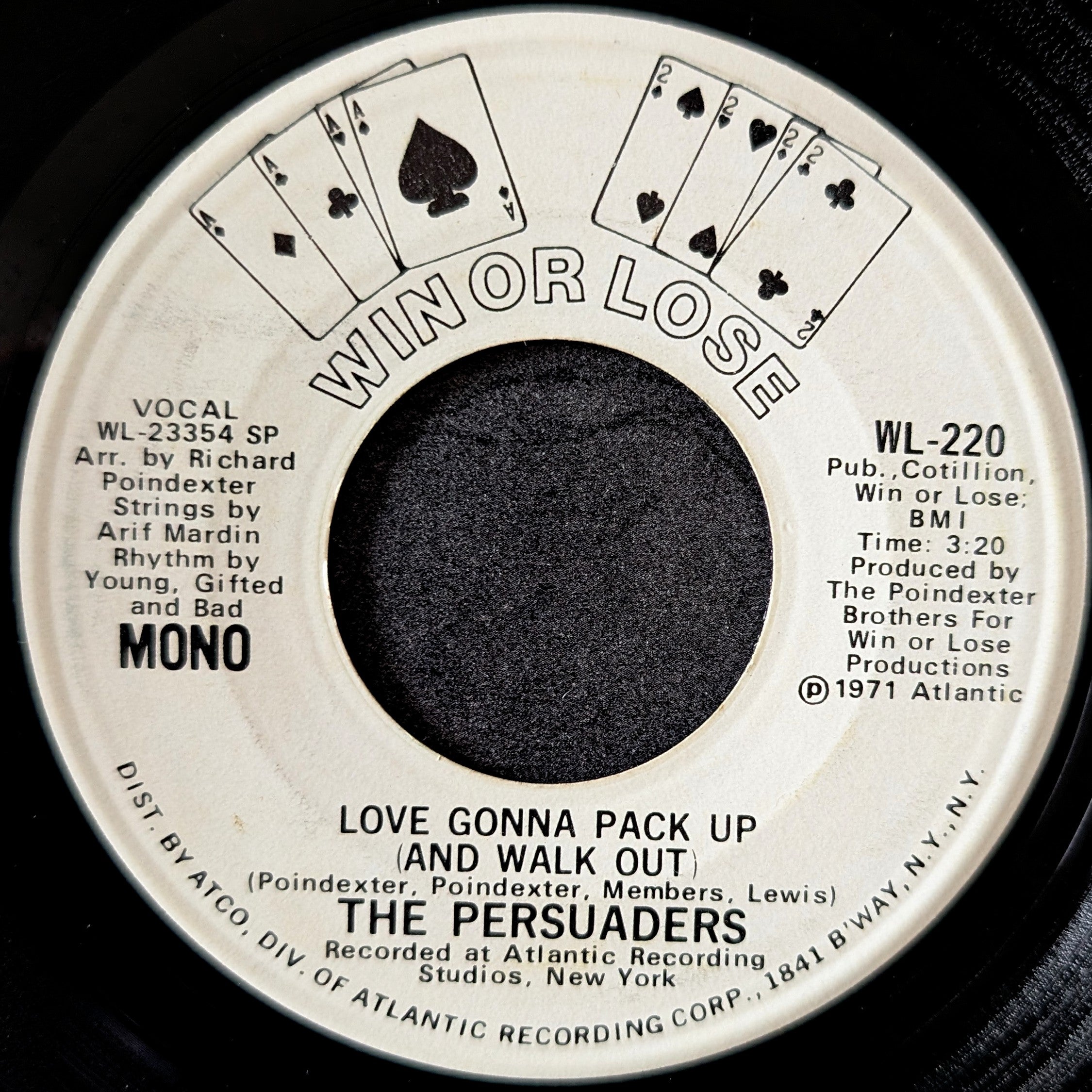 The Persuaders-Love gonna pack up(And walk out)/Love gonna pack up(And walk out)