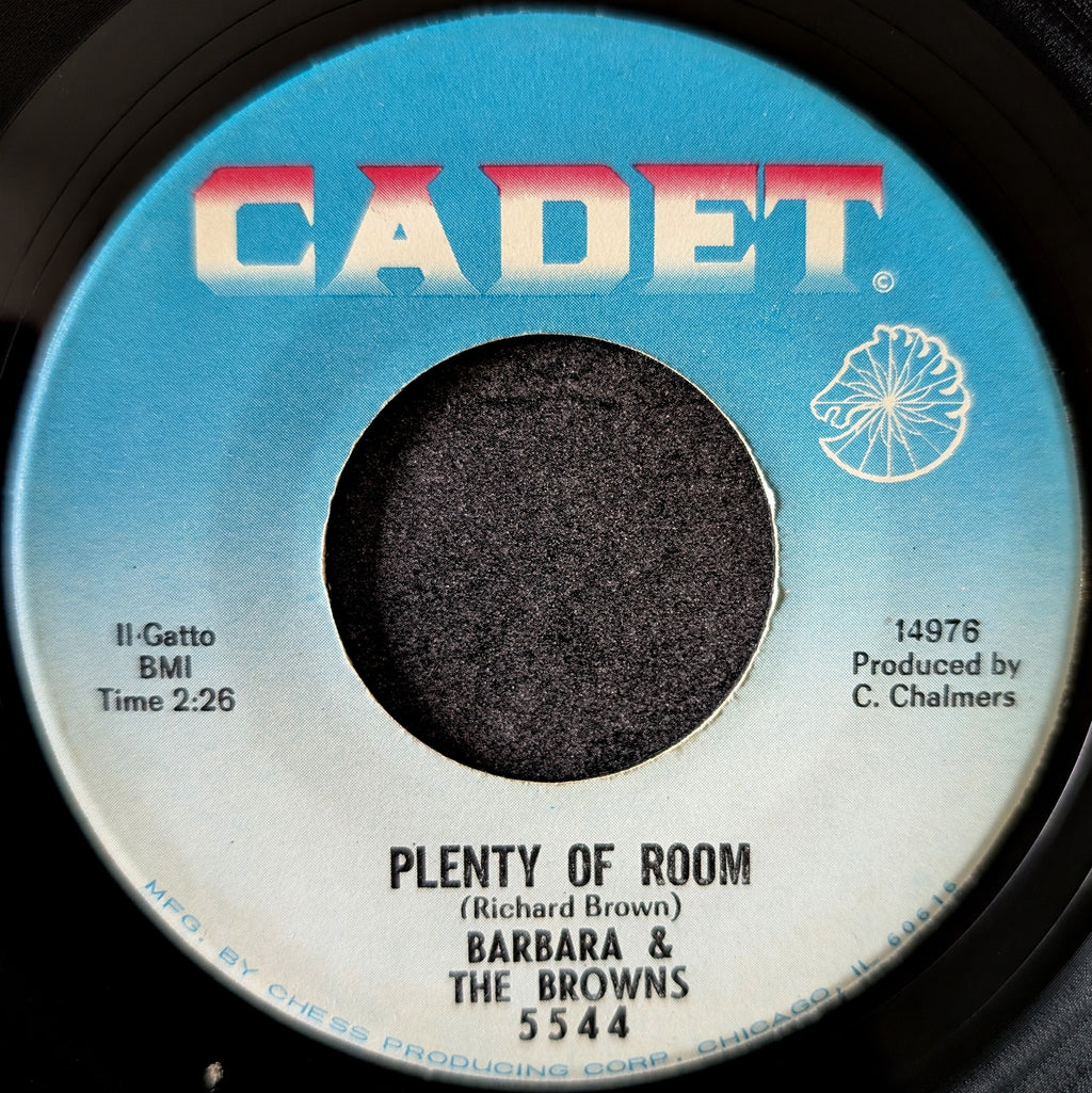 Barbara & The Browns-I don't have to wait/Plenty of room