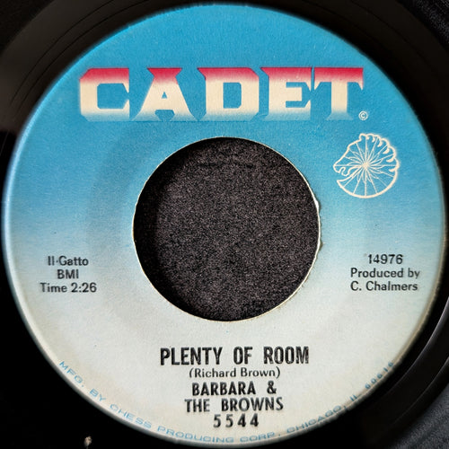 Barbara & The Browns-I don't have to wait/Plenty of room