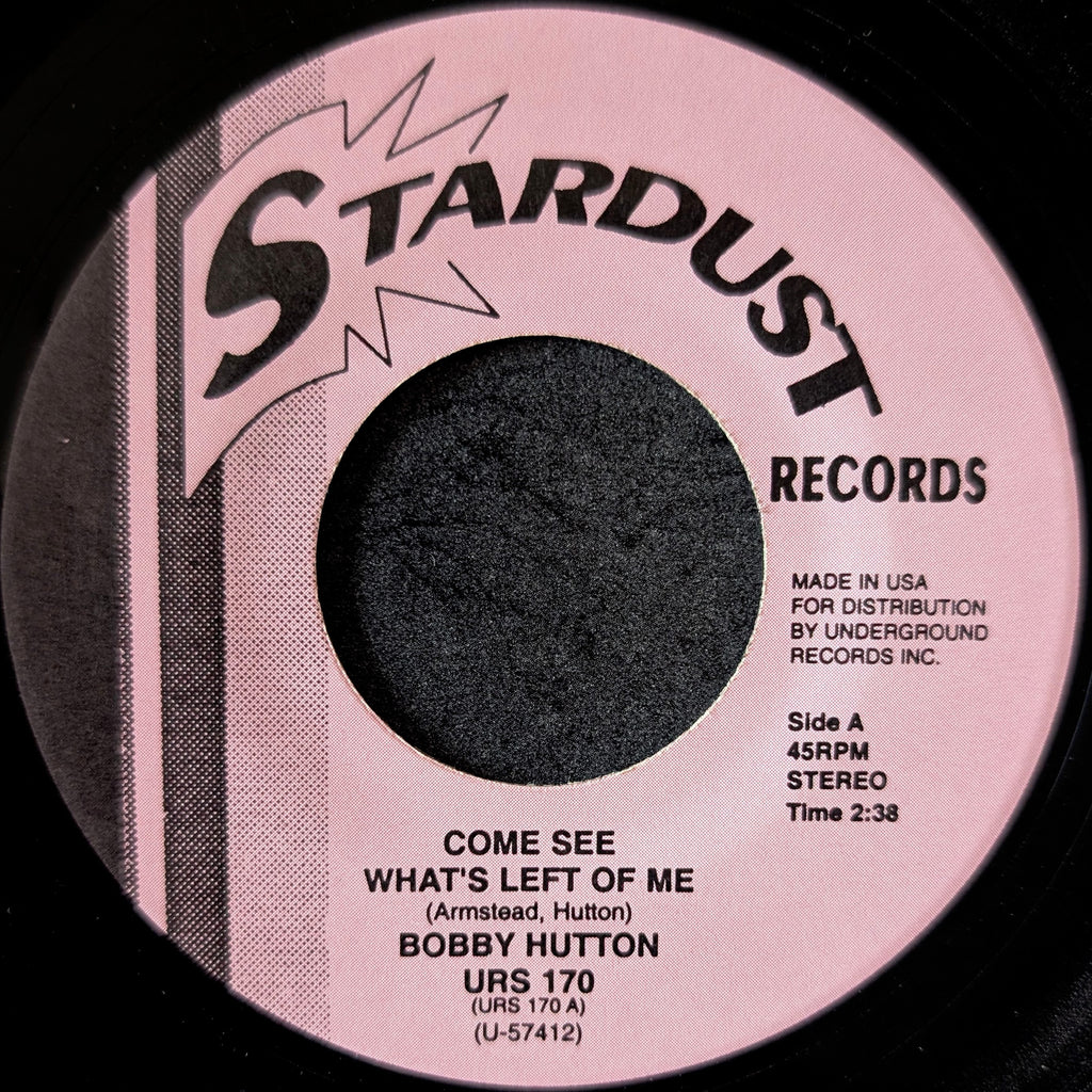 Bobby Hutton-Impressions-Come see what's left of me/Falling in love with you