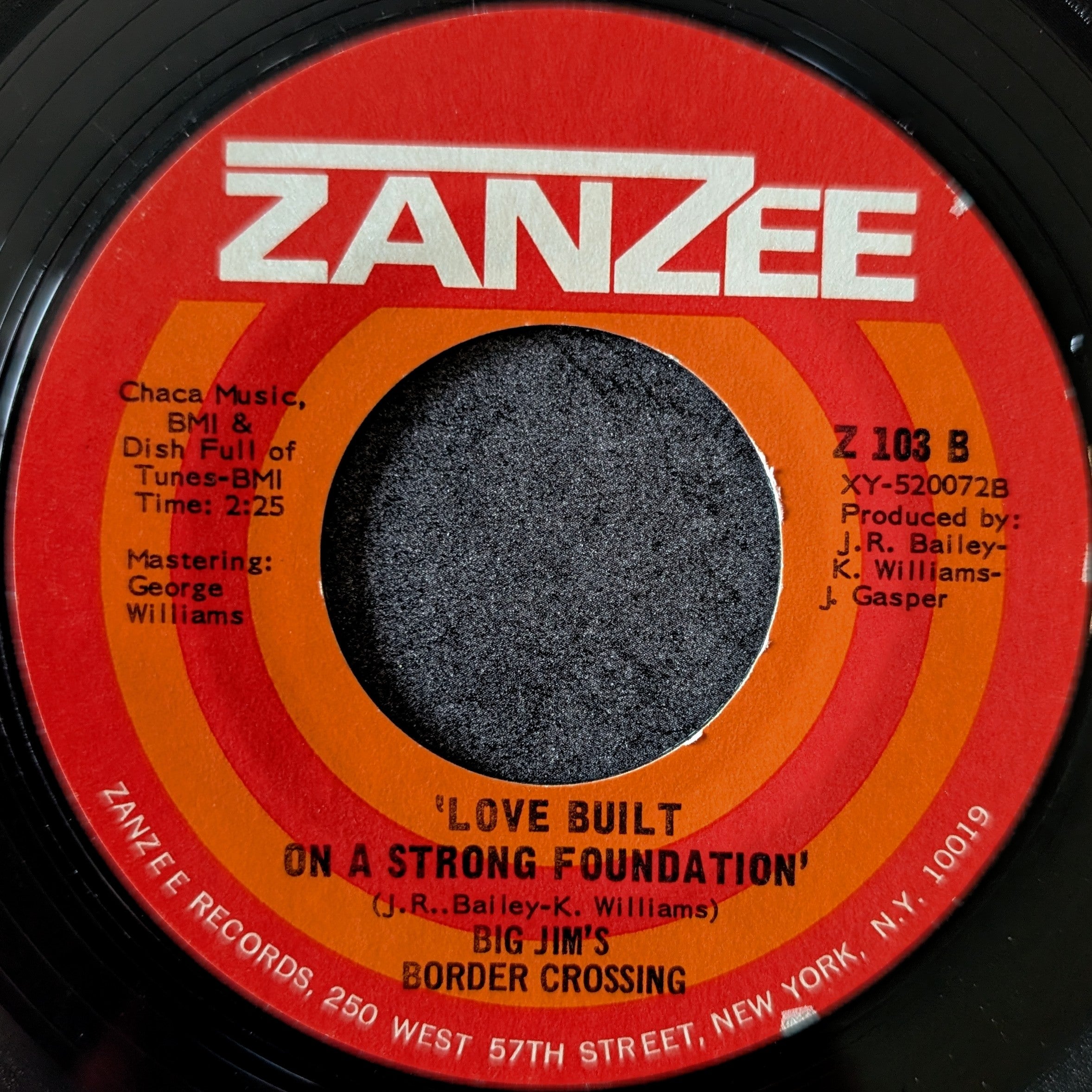 Big Jim's Border Crossing-You're good for me girl/Love built on a strong foundation