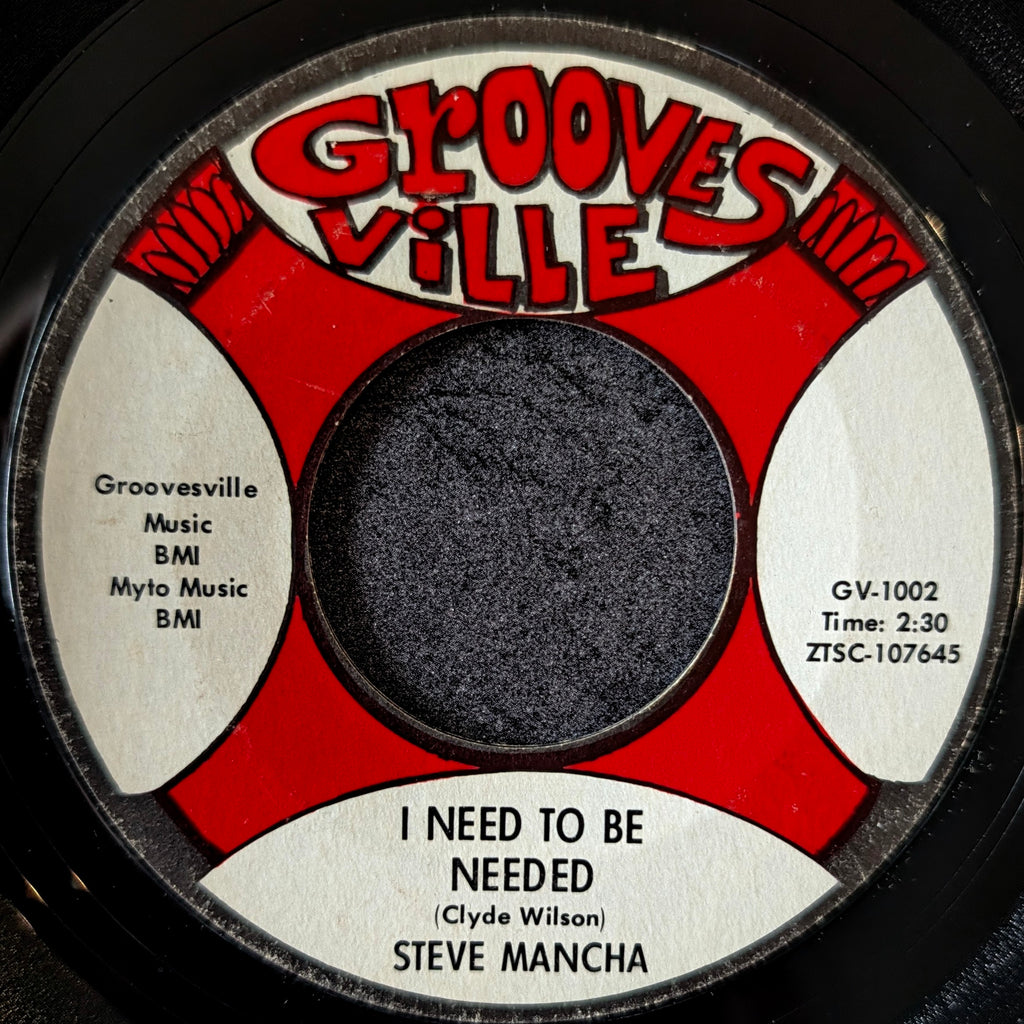 Steve Mancha-I don't want to lose you/ I need to be needed
