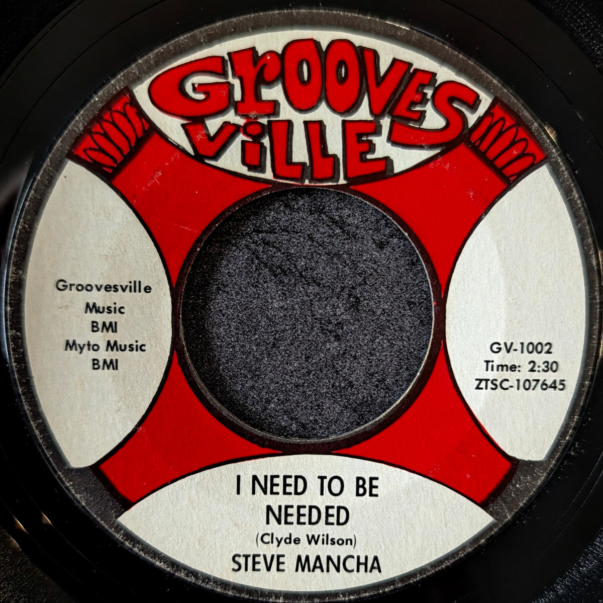 Steve Mancha-I don't want to lose you/ I need to be needed