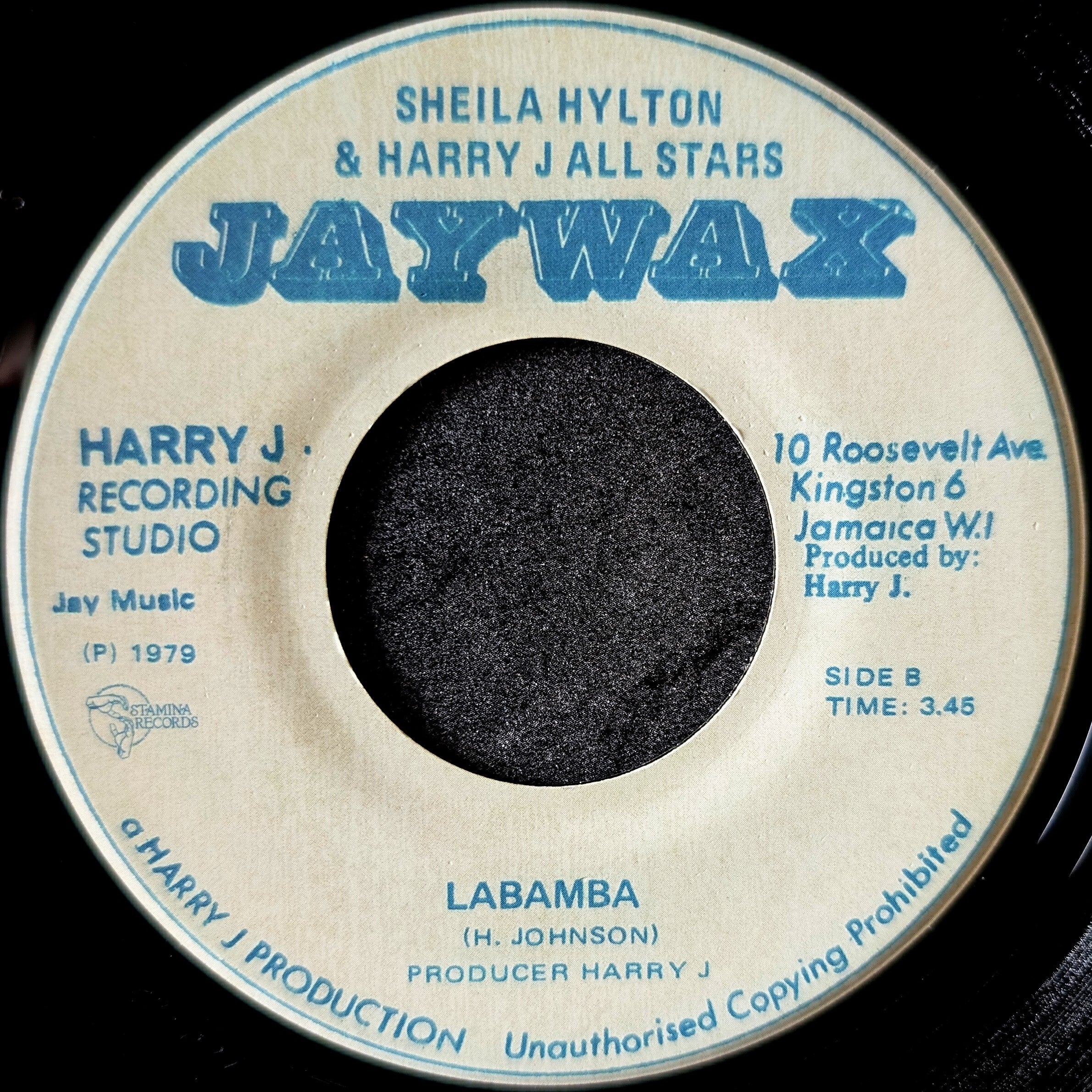 Sheila Hyltom & & Harry J.All Stars-Lots of love/Labamba
