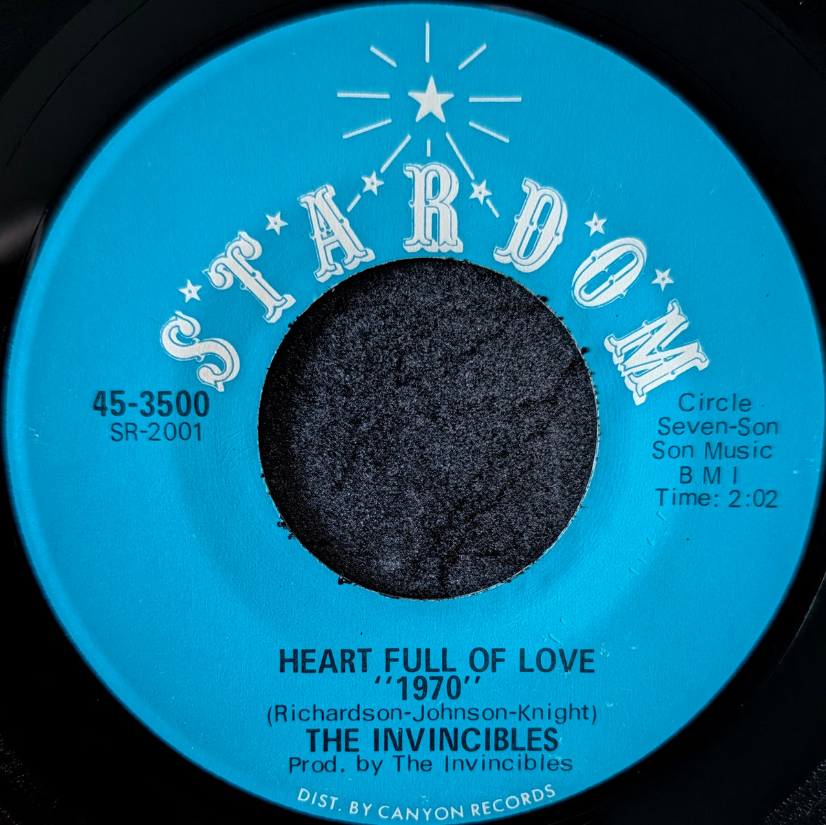 The Invincibles-Heart full of love/ I can't win