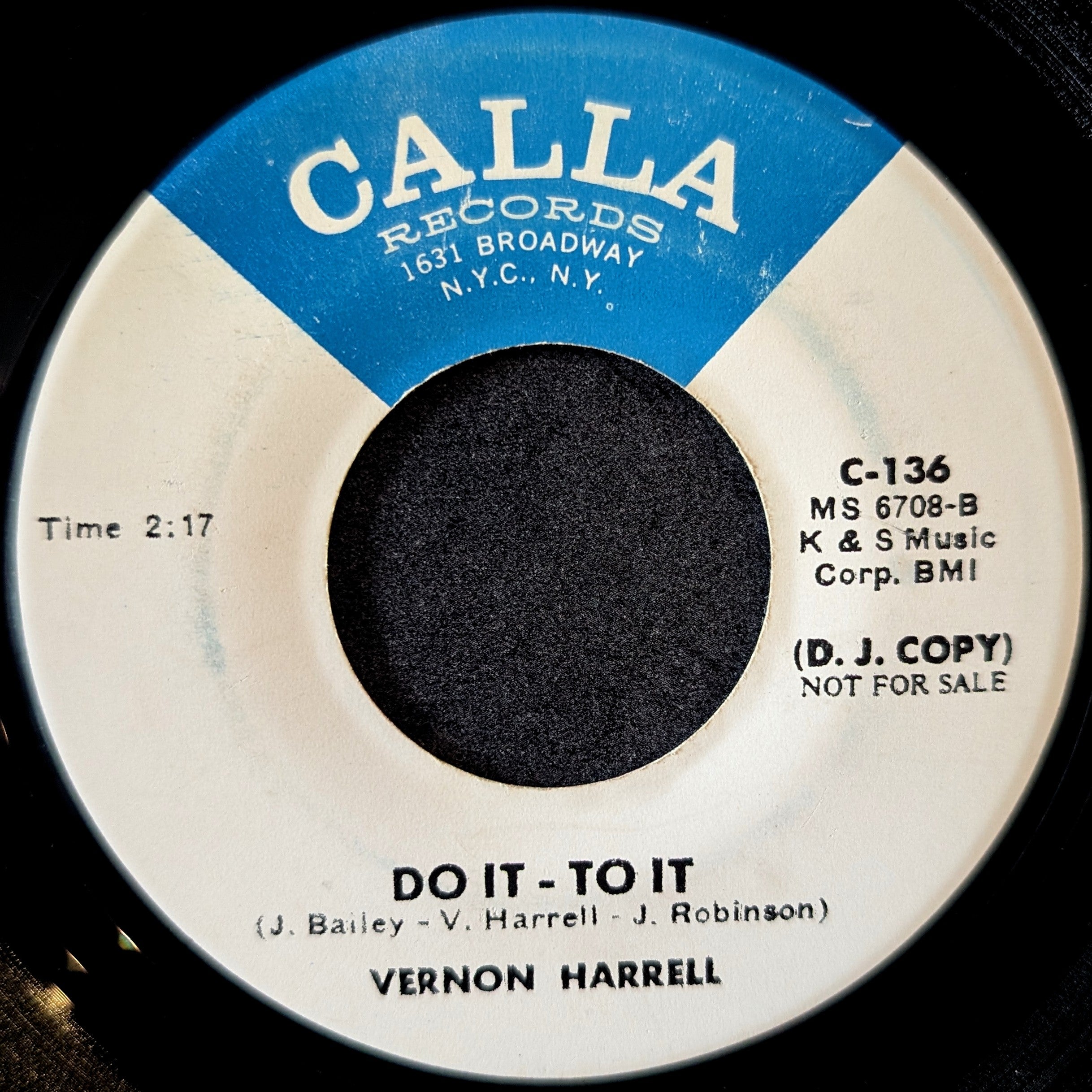 Vernon Harrell-Can't take the hurt/ Do it-To it