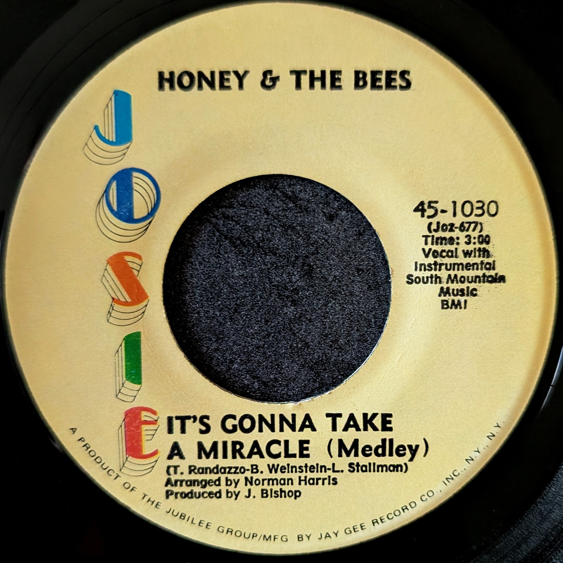 Honey & The Bees-It's gonna take a miracle(Medley)/What about me