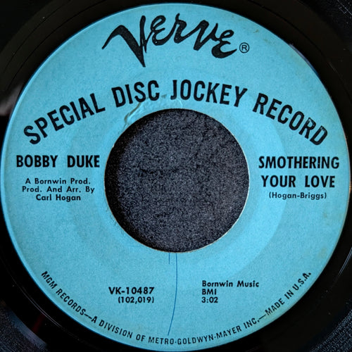 Bobby Duke-I gotta be with you/ Smothering your love