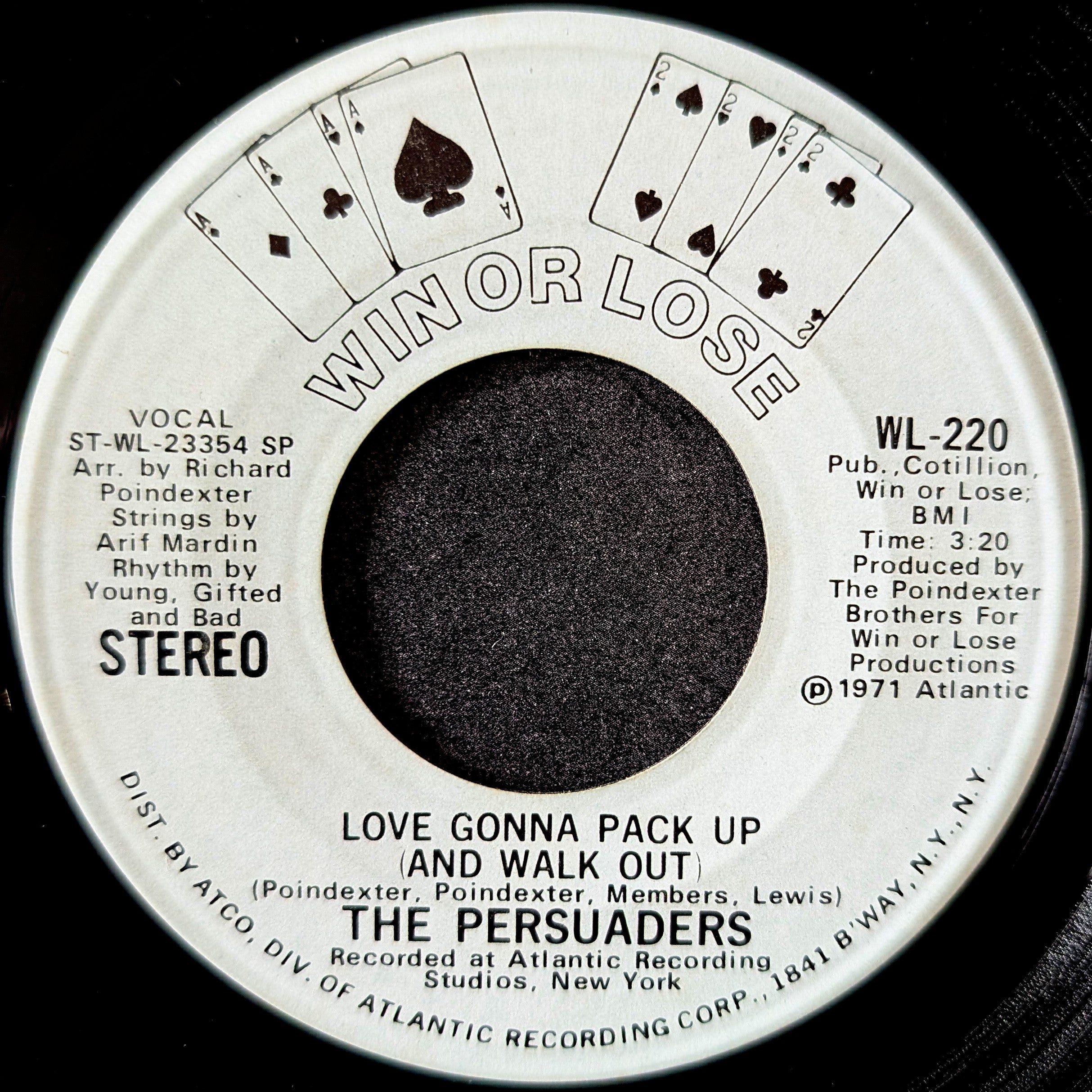 The Persuaders-Love gonna pack up(And walk out)/Love gonna pack up(And walk out)