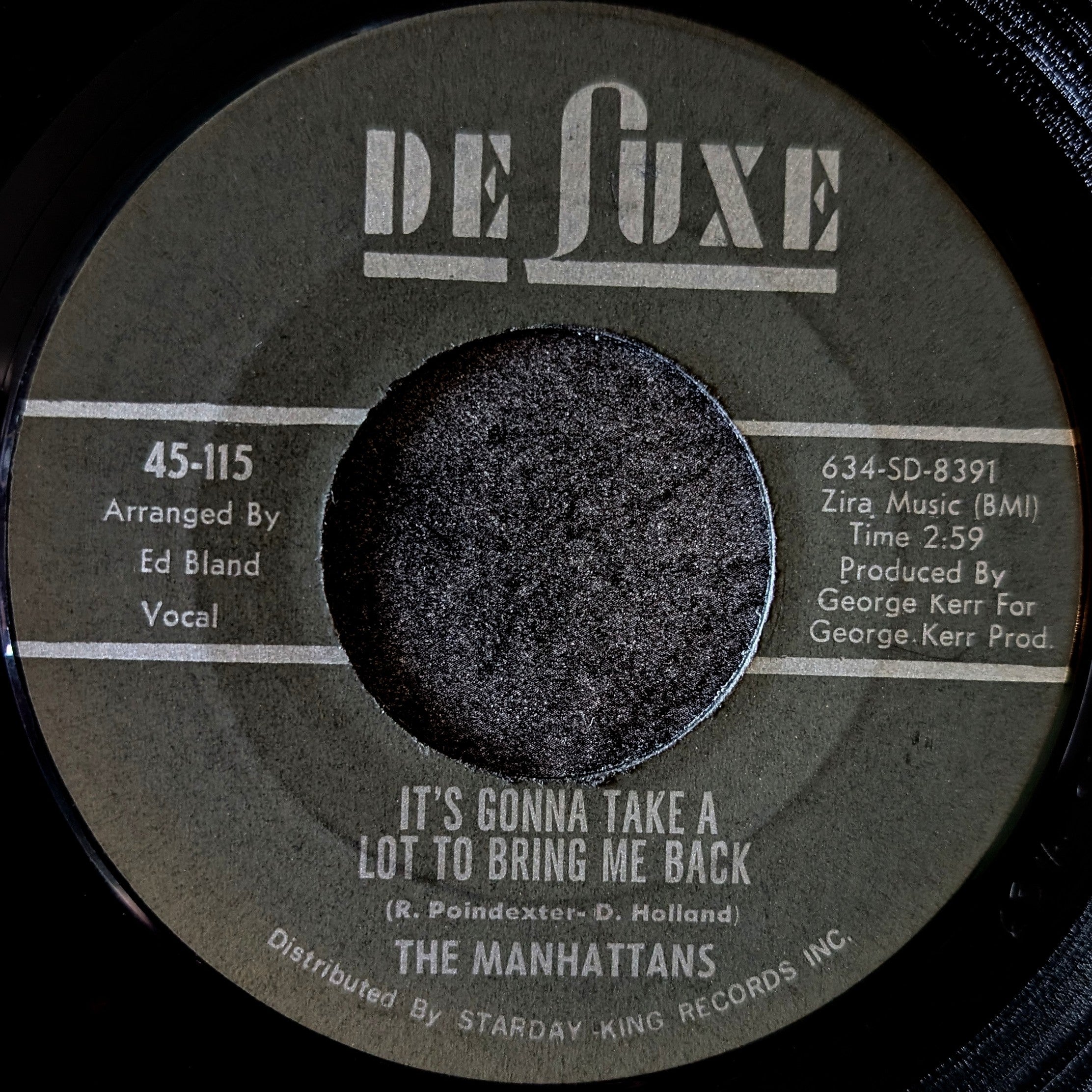 The Manhattans-It's gonna take a lot to bring me back/Give him up