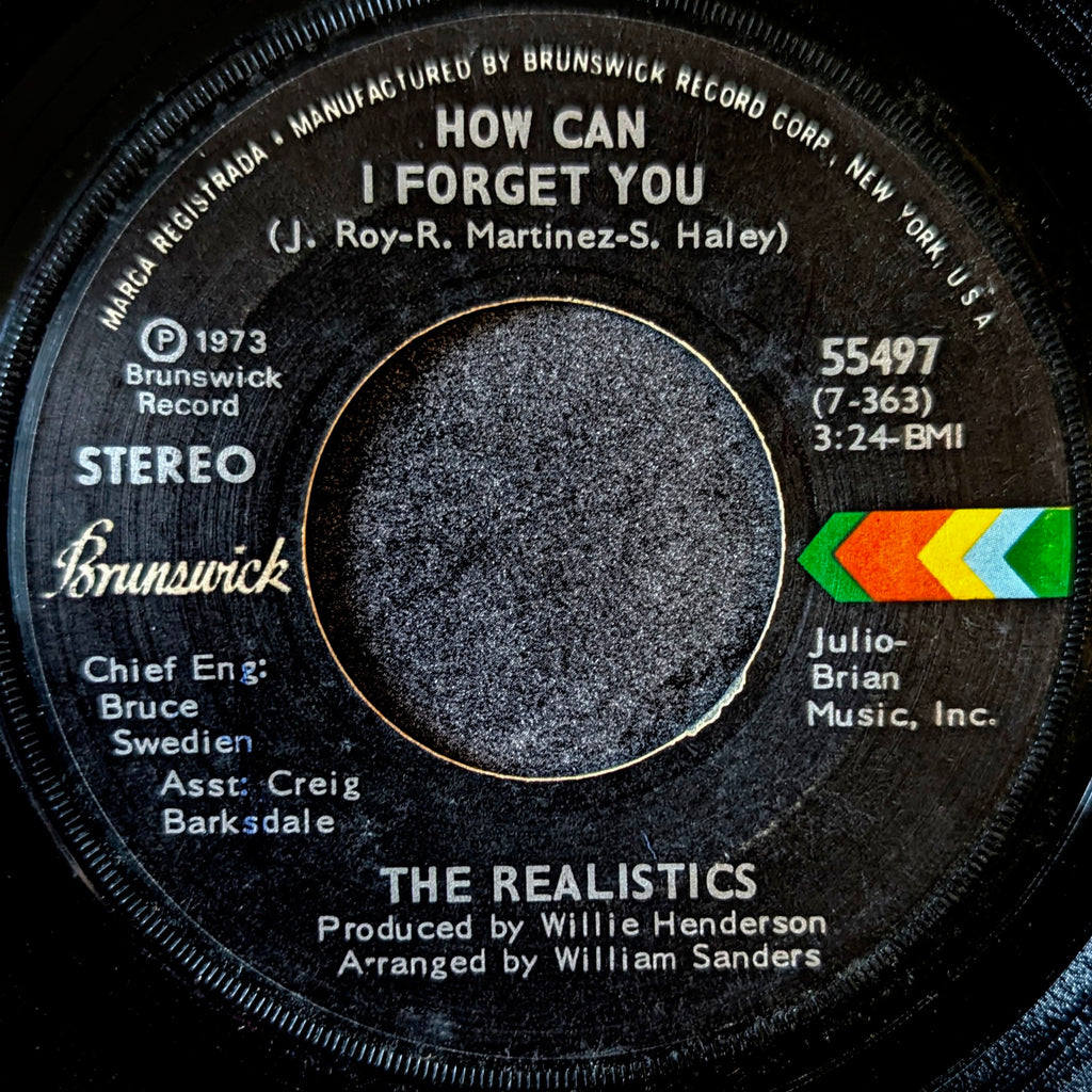The Realistics-How can I forget you/ You're my sweet(Chocolate Drop)