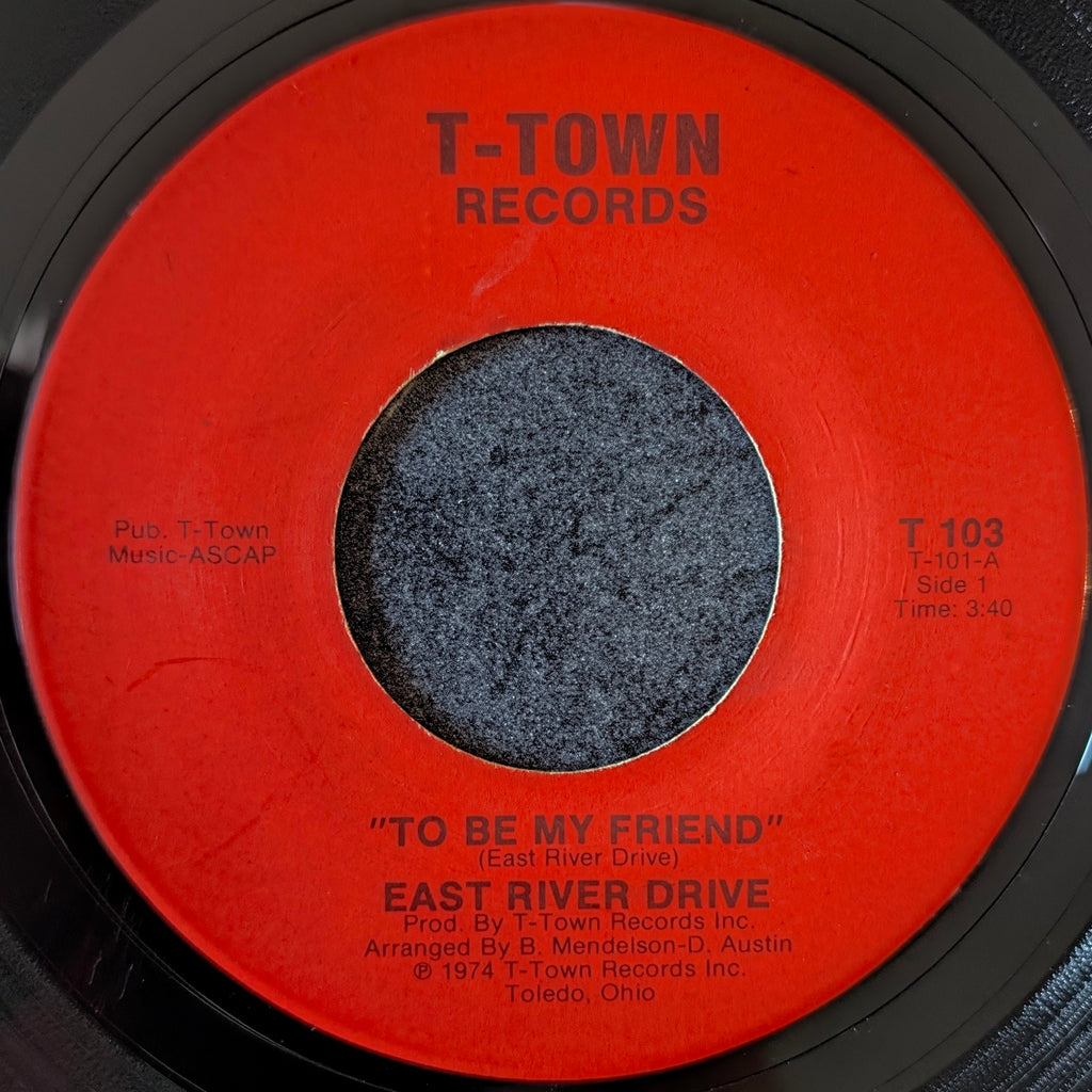 East river drive-To be my friend/Today