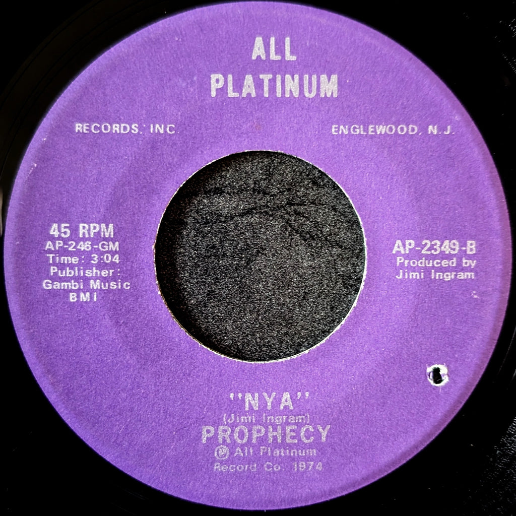 Prophecy-Everybody walking together/NYA