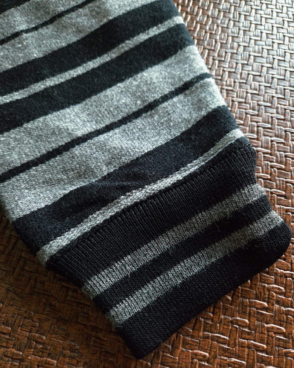 Charlie Brown Sarape Bomber Jacket-Gray & Black