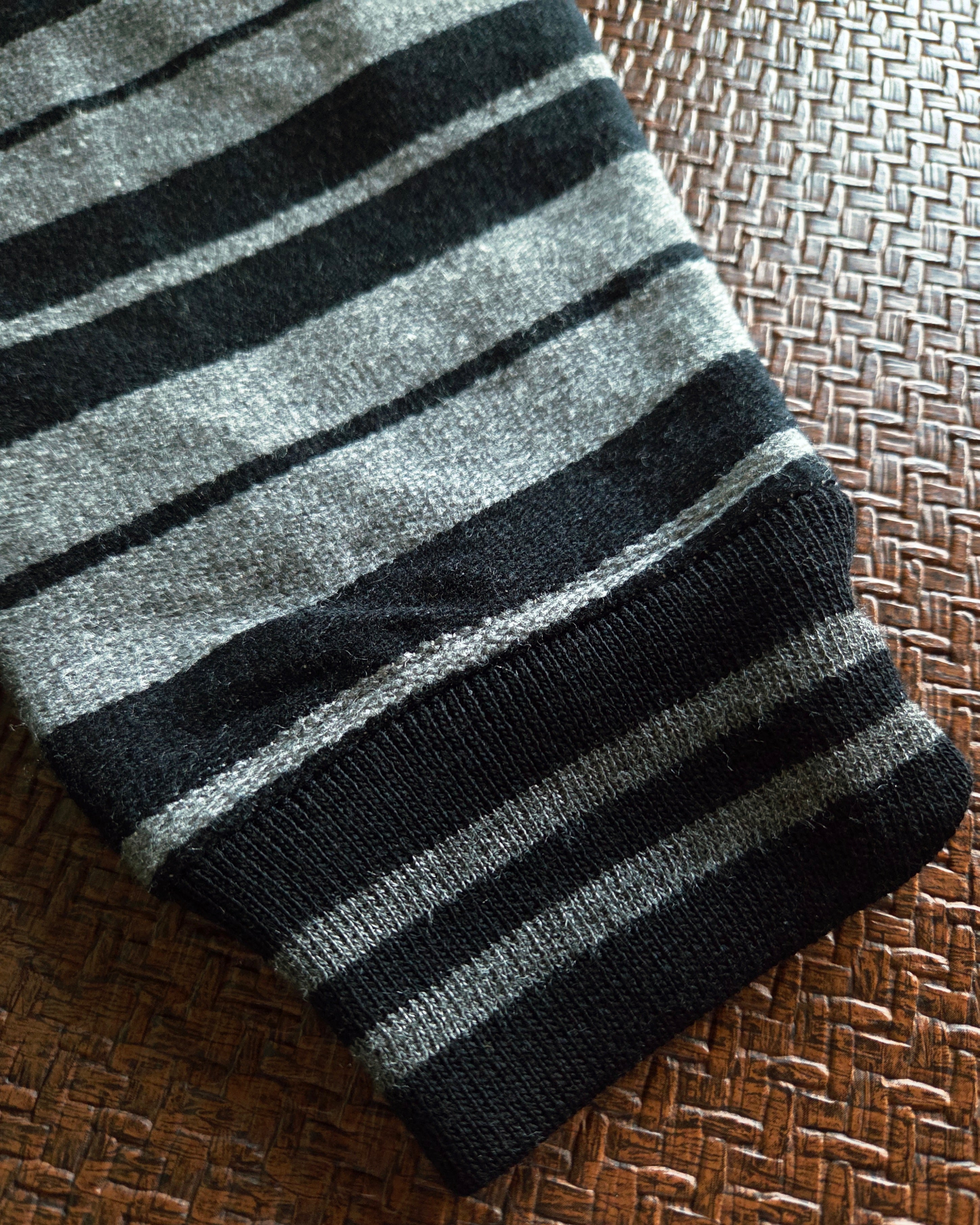 Charlie Brown Sarape Bomber Jacket-Gray & Black