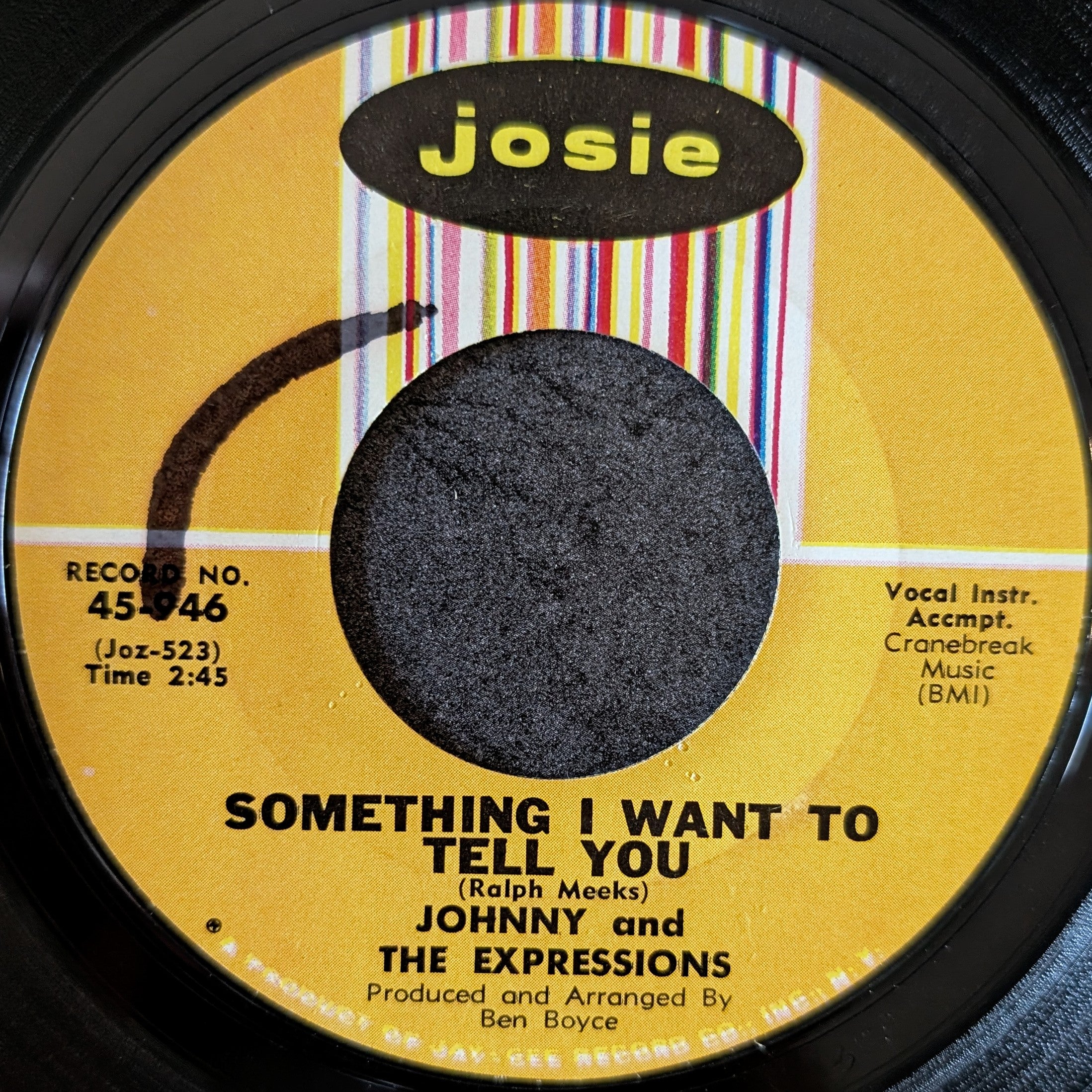 Johnny and The Expressions-Something I want to tell you/Where is the party