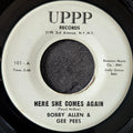 Bobby Allen & The Gee pees-Here she comes again/The ya ya song