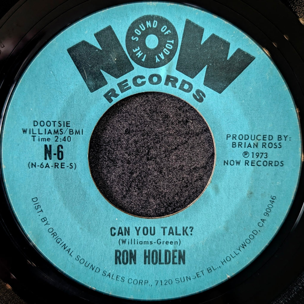 Ron Holden-Can you talk?/ I need ya