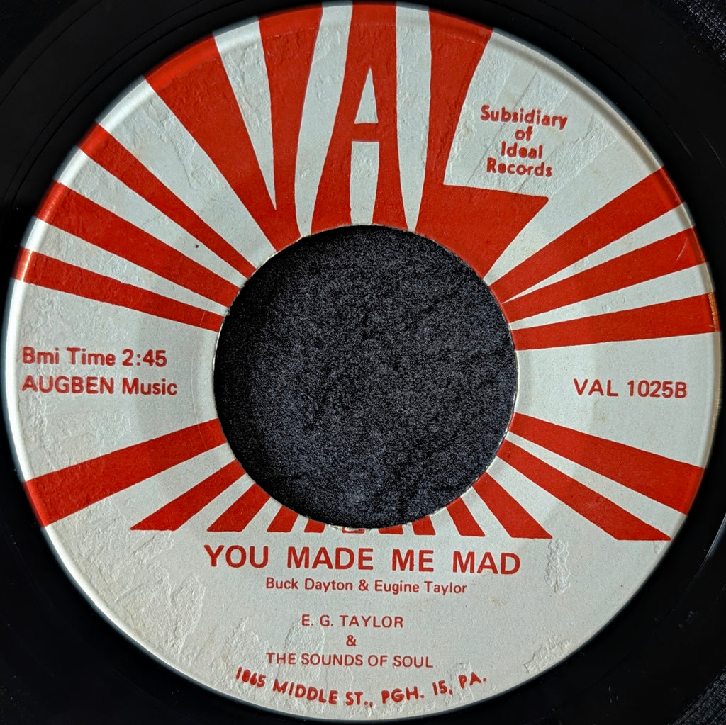 E.G Taylor ＆ The Sounds of soul-Pick yourself up/ You made me mad