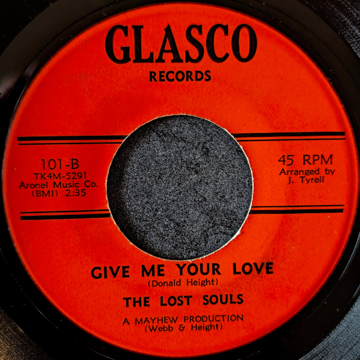 The Lost Souls-It won't work out baby/ Give me your love