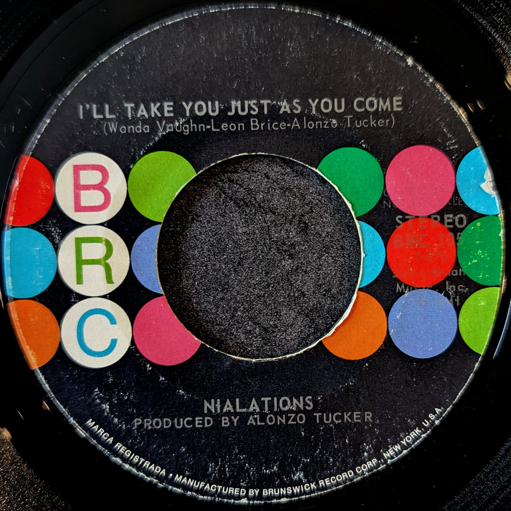 Nialations-I'll take you just as you come / I'll take you just as you come