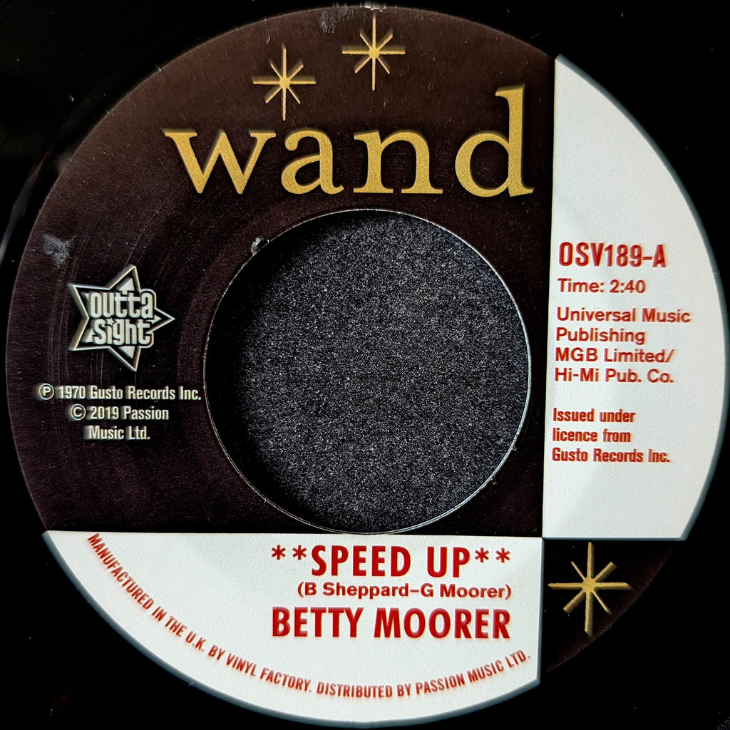 Betty Moorer-Speed Up/It's my thing