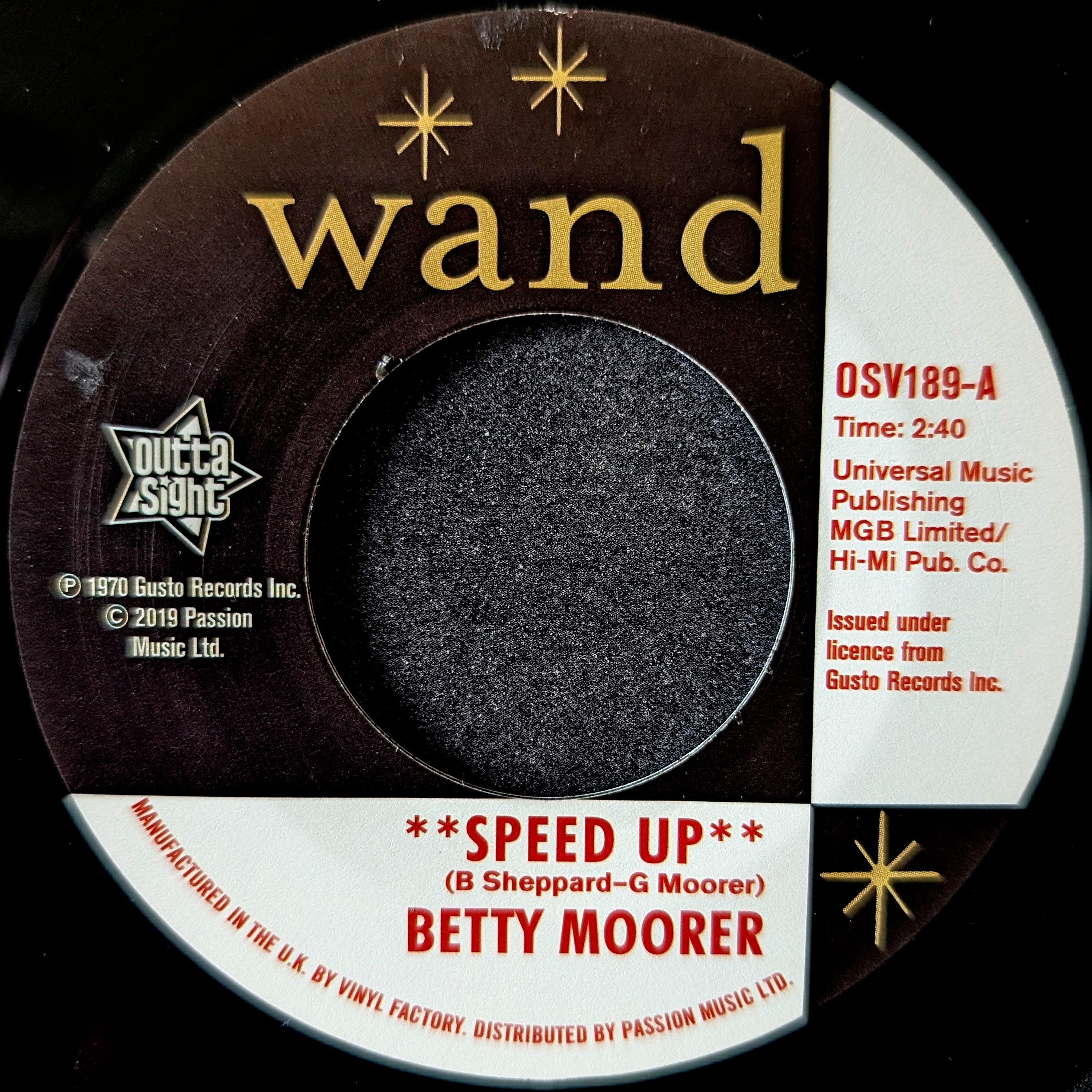 Betty Moorer-Speed Up/It's my thing