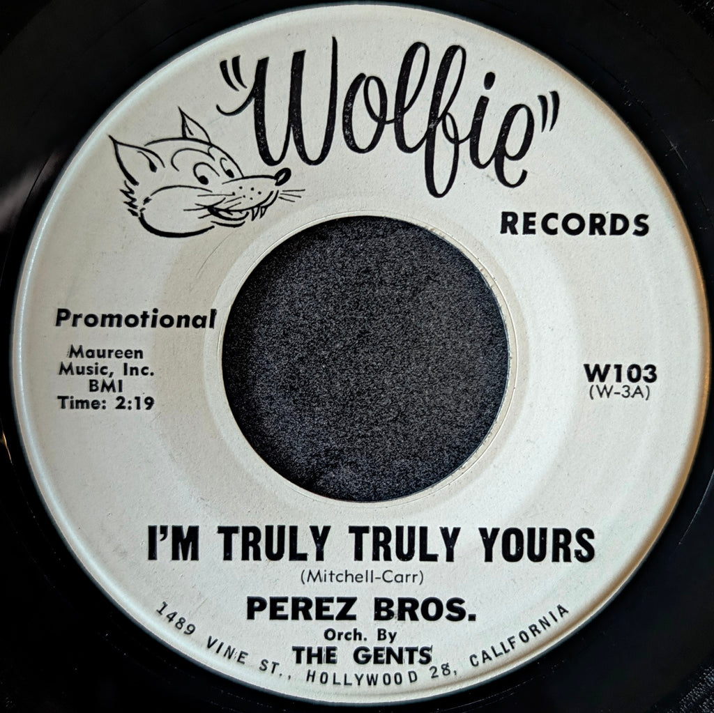 Perez Bros.-I'm truly truly yours/Dream a little dream