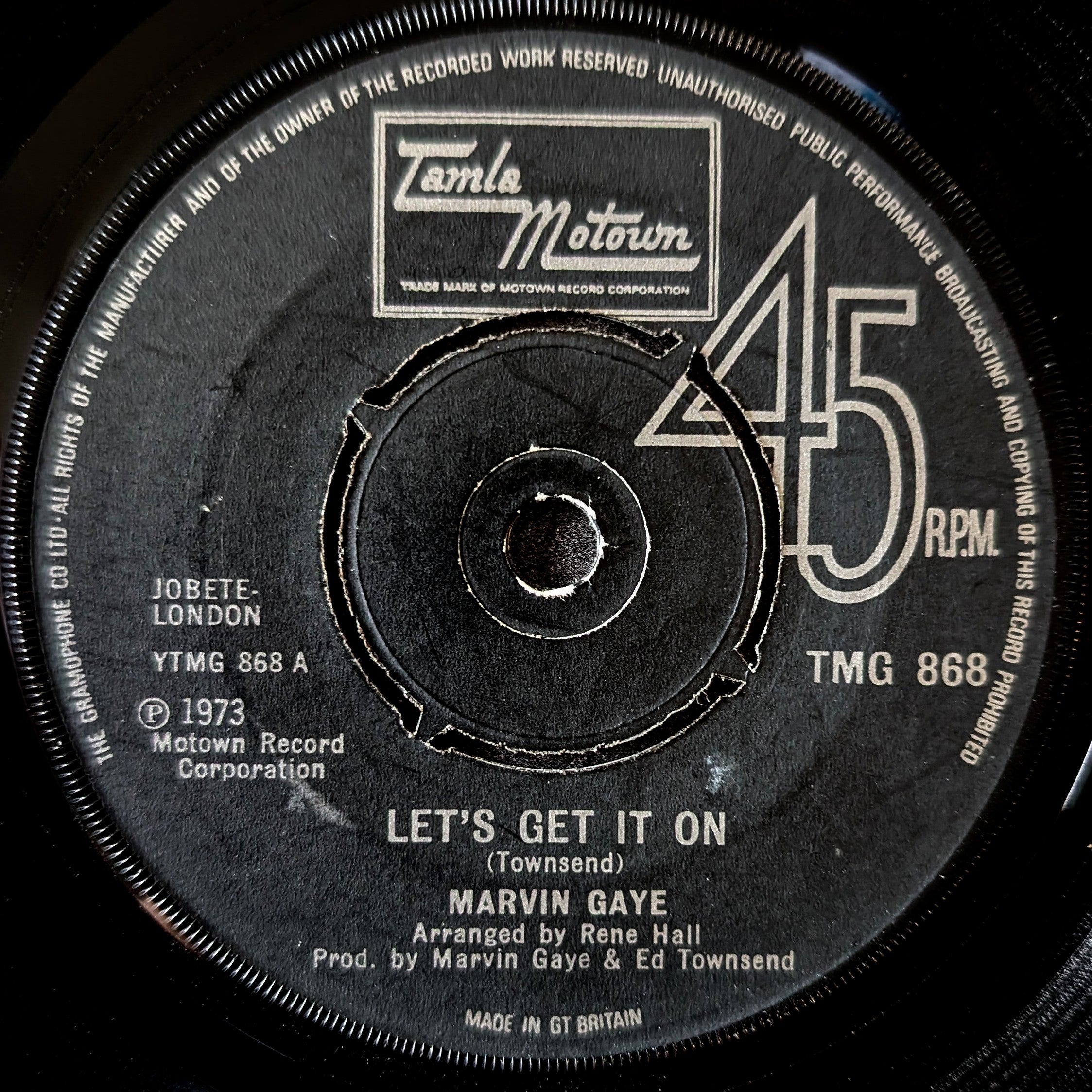 Marvin Gaye-Let's get it on/I wish it would rain