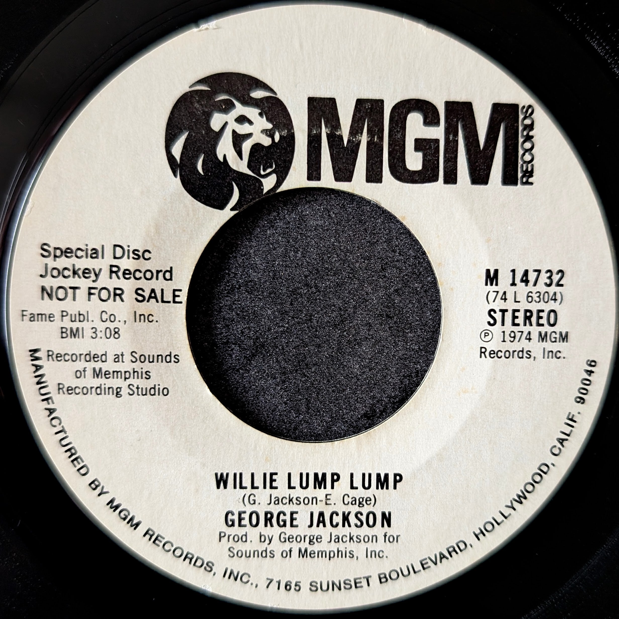 George Jackson-How can I get next to you?/ Willie Lump Lump