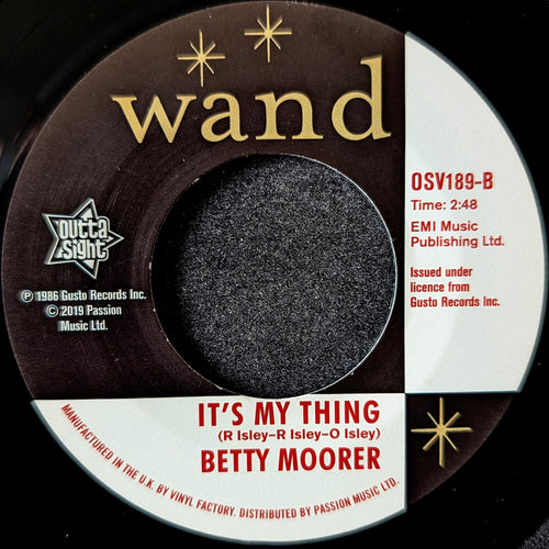 Betty Moorer-Speed Up/It's my thing
