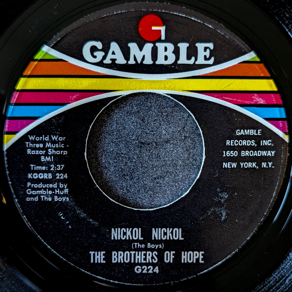 The Brothers of hope-I'm gonna make you love me/Nickol Nickol
