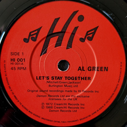 Al Green-Let's stay together/I'm still in love with you