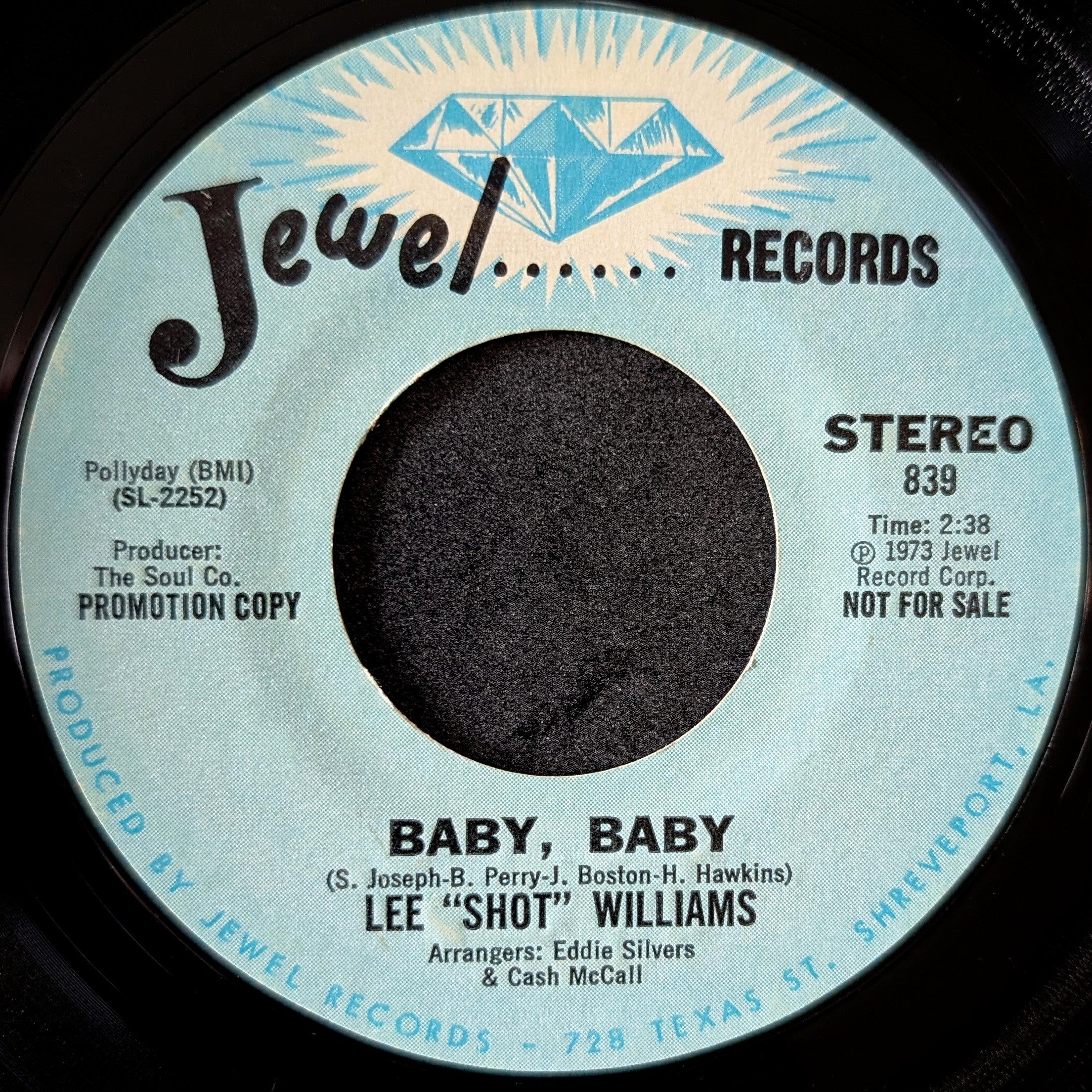 Lee Shot Williams-Checking out/ Baby,baby