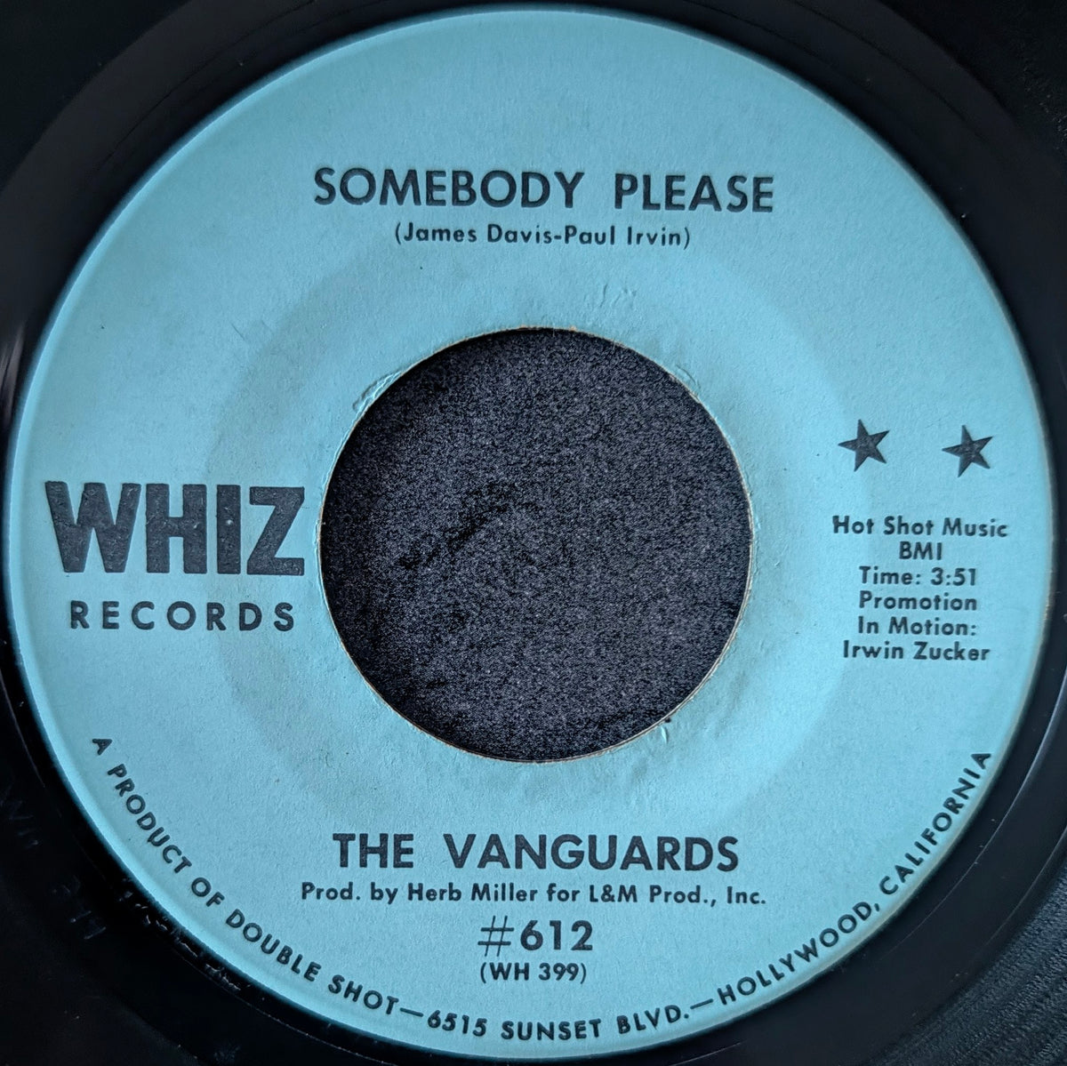 The Vanguards-Somebody Please/ I can't use you girl