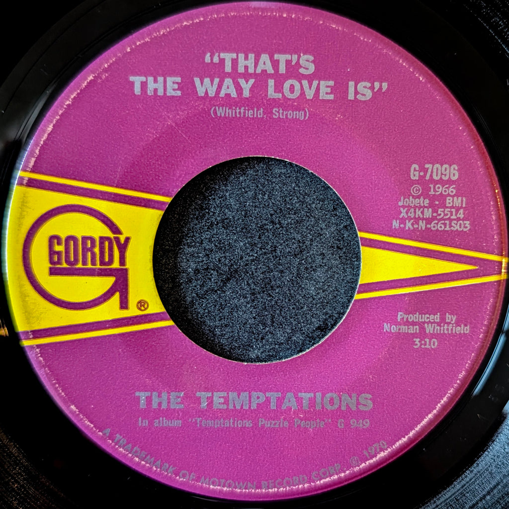 The Temptations-Psychedelic shack/ That’s the way love is