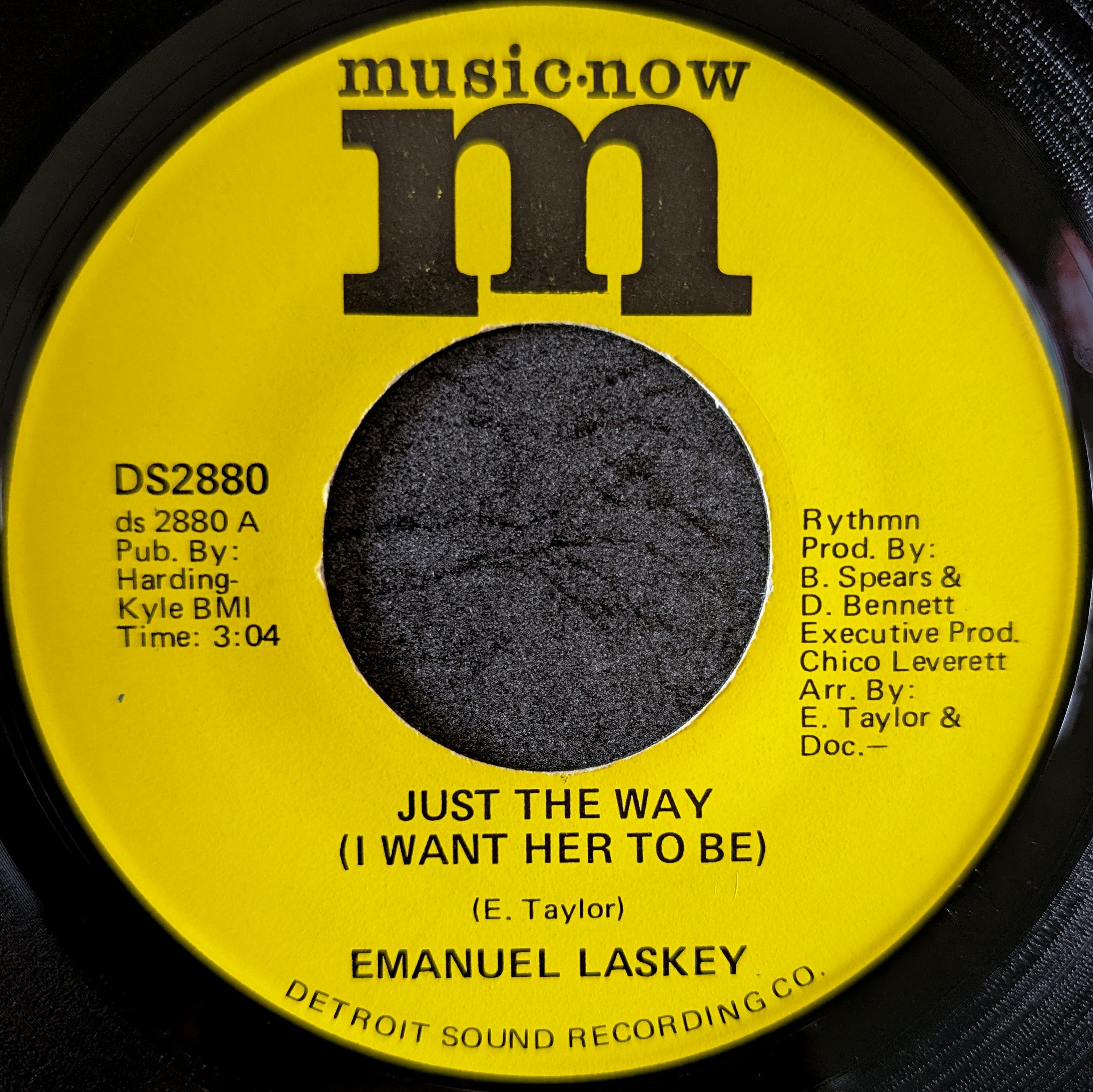 Emanuel Laskey-Just the way (I want her to be)/Right on(Wit' it)