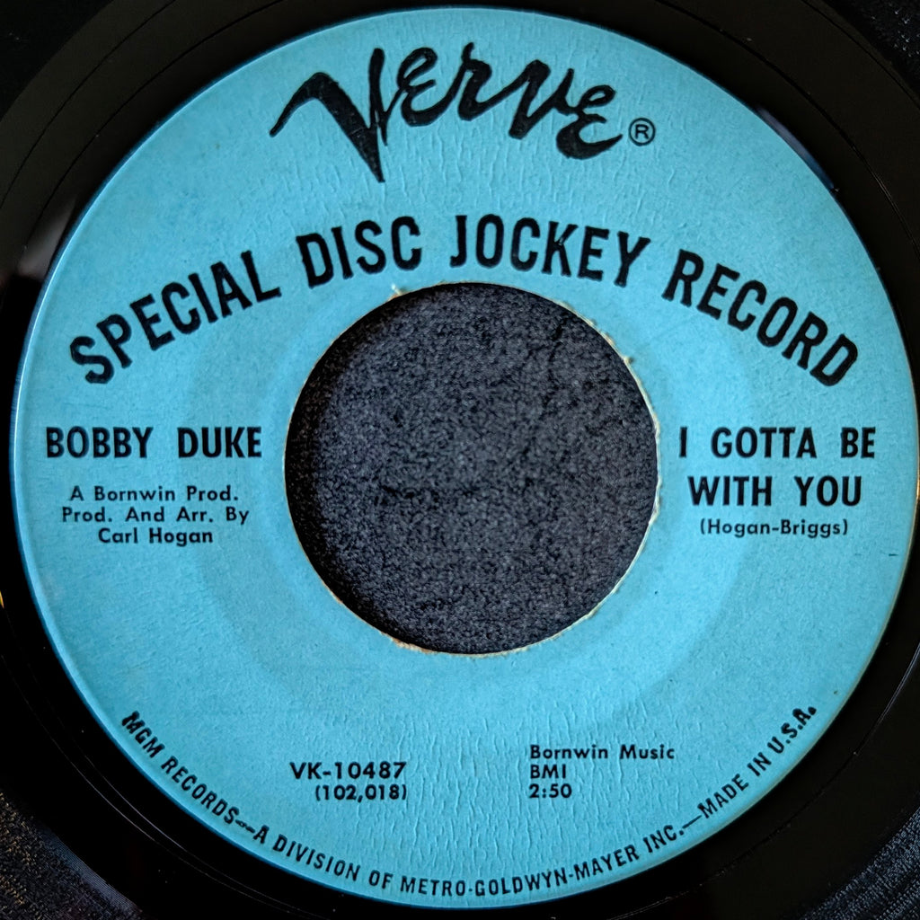 Bobby Duke-I gotta be with you/ Smothering your love