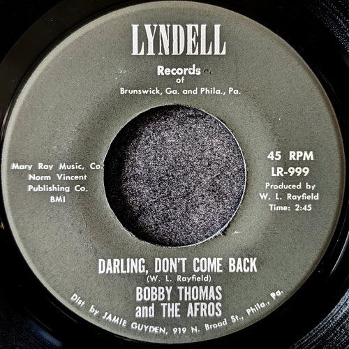 Bobby Thomas and The Afros-Please,Mr.lovemaker/Darling,Don't come back