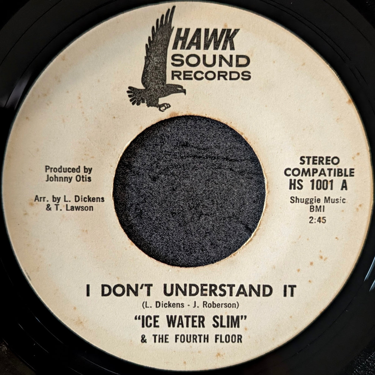 Ice Water Slim & The Fourth Floor- I don't understand it/ Dream on, dream on