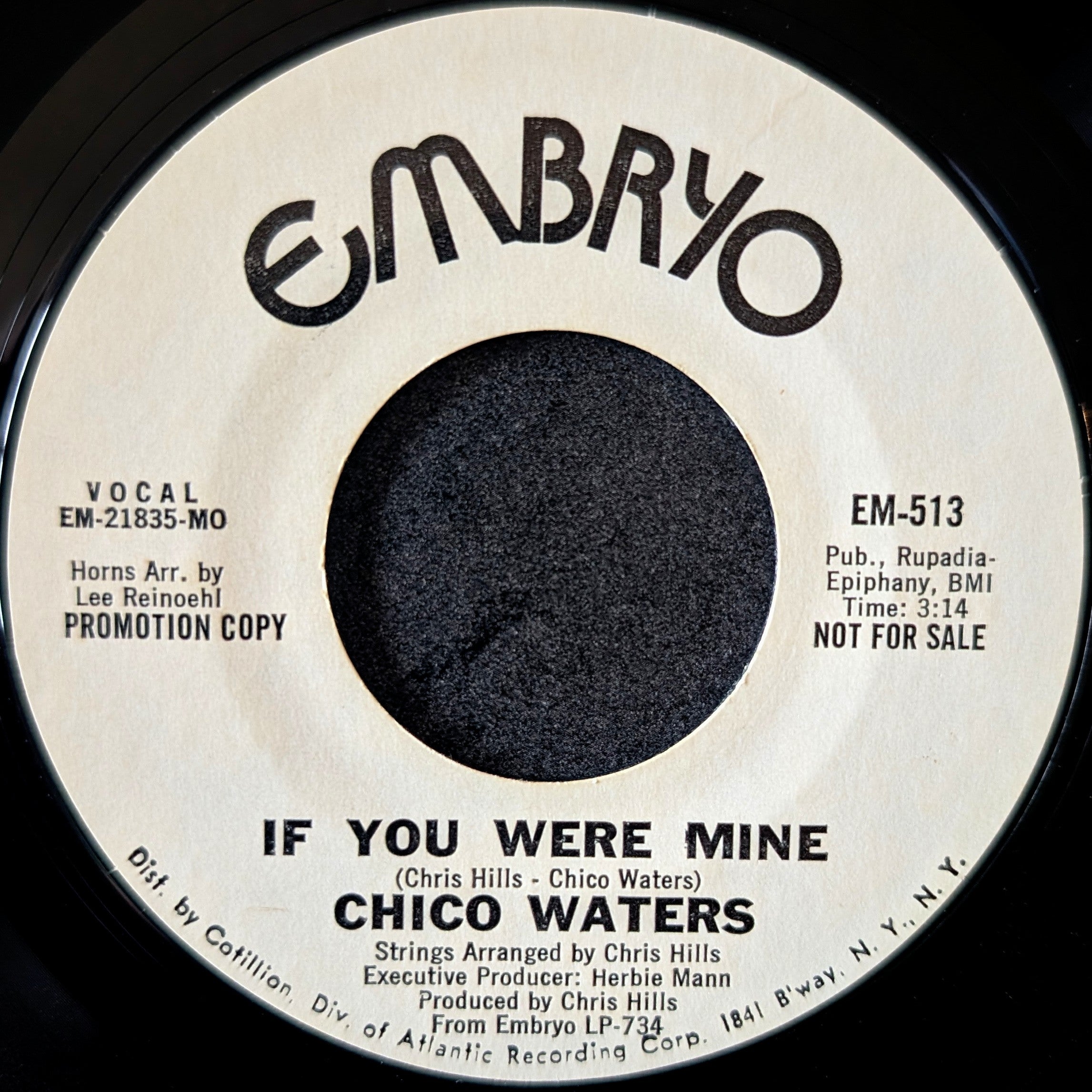 Chris Hills-Chico Waters-Sweet Joanne/ If you were mine
