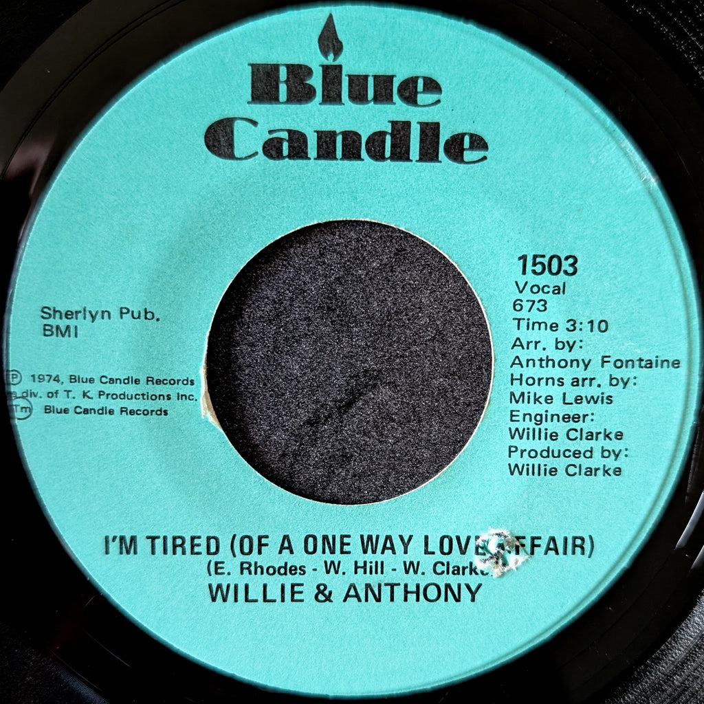 Willie & Anthony-Groovin'/ I'm tired(Of a one way love affair)