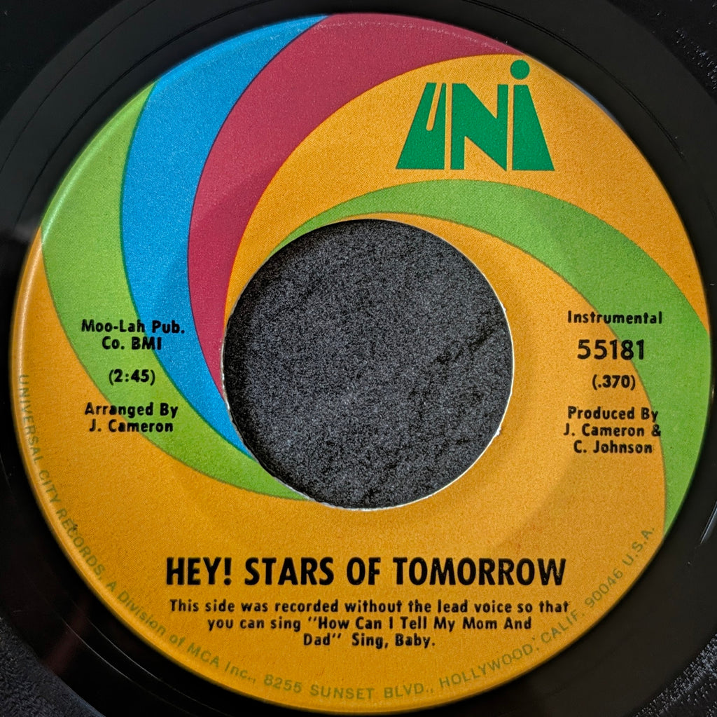 The Lovelites-How can I tell my mom and dad/Hey! Stars of tomorrow