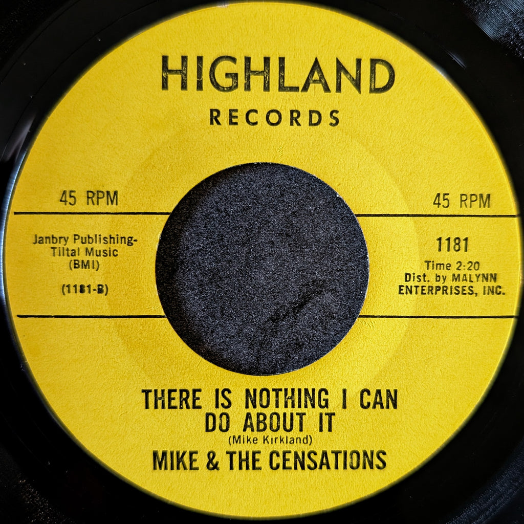 Mike & The Censations-Don't mess with me/There is nothing I can do about it