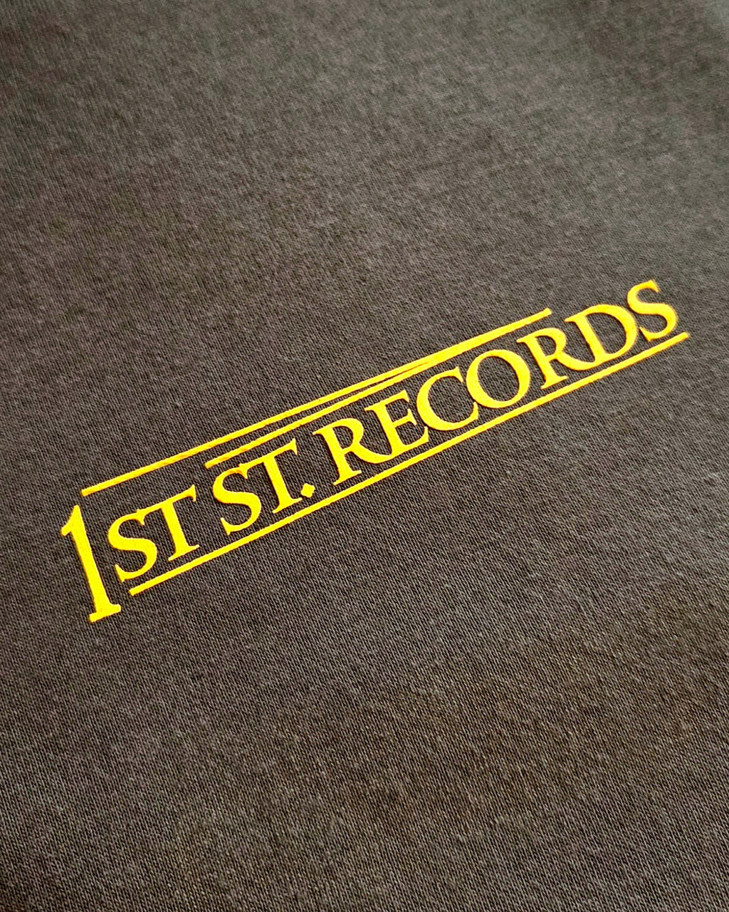 1st St. Records Original Hoodie Dark Brown